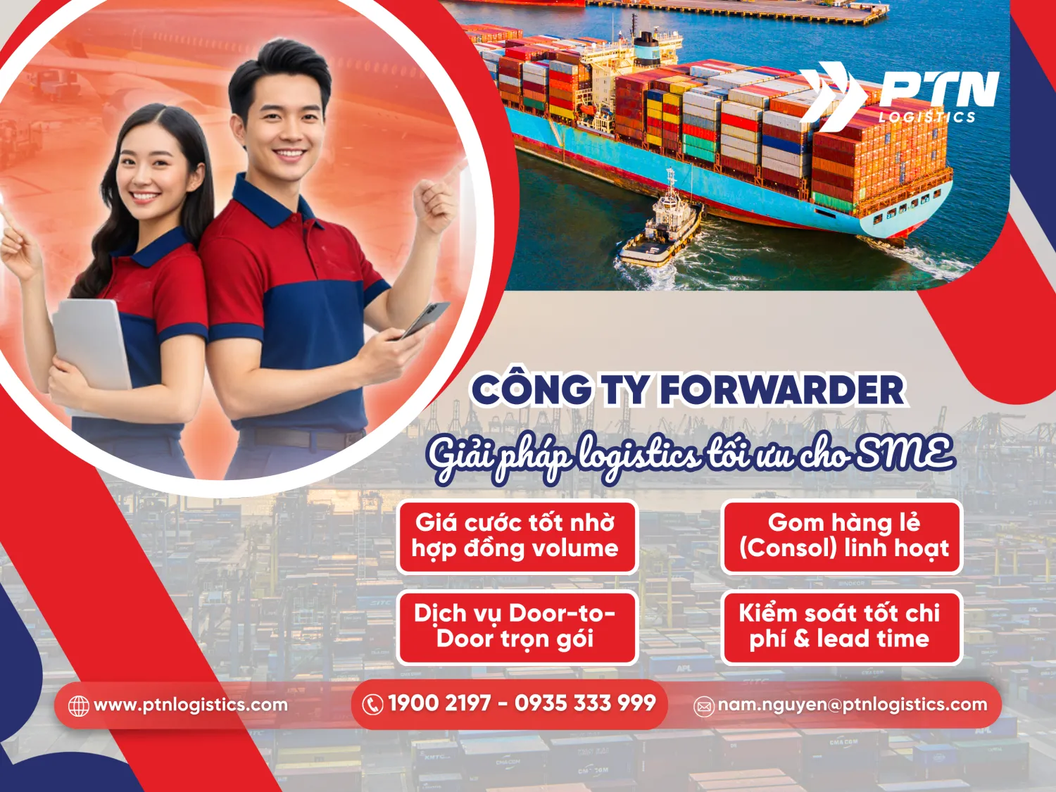 Công ty forwarder giải pháp logistics tối ưu cho SME