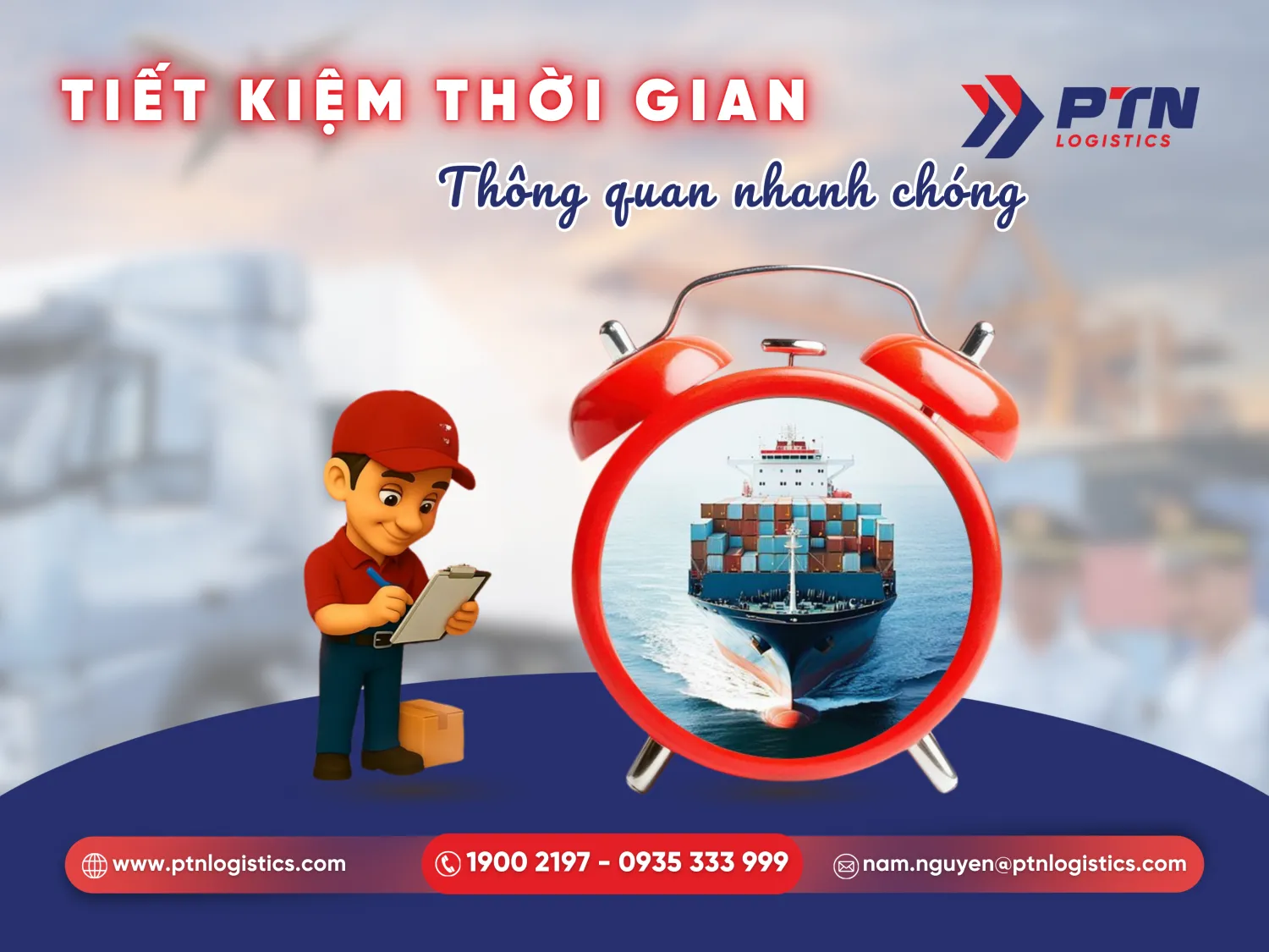 Công ty nhập khẩu giúp tiết kiệm thời hian xử lý thủ tục