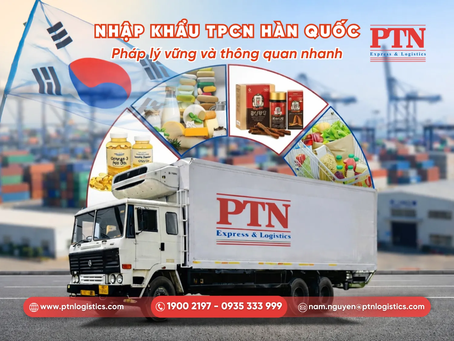Công ty nhập khẩu thực phẩm chức năng Hàn Quốc