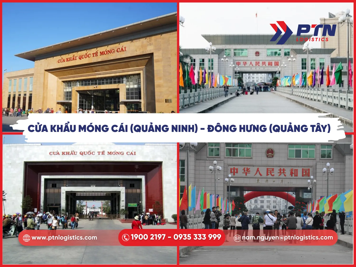 Cửa khẩu Móng Cái và Đông Hùng