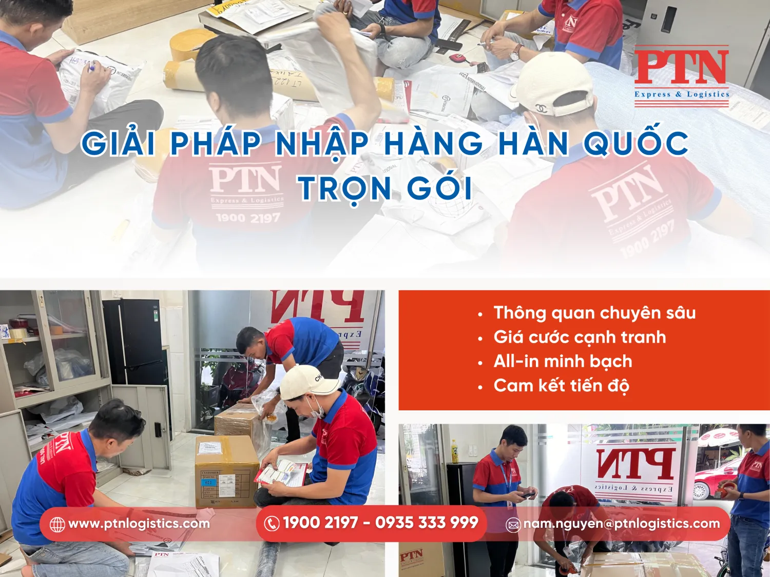 Dịch vụ nhập hàng Hàn Quốc uy tín