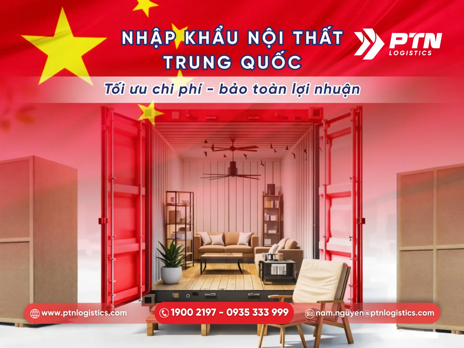 Dịch vụ nội thất nhập khẩu Trung Quốc