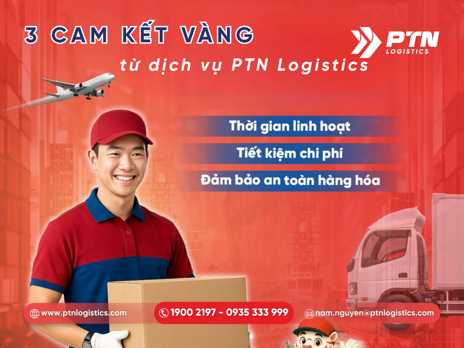 Dịch vụ vận chuyển chuyên nghiệp của PTN