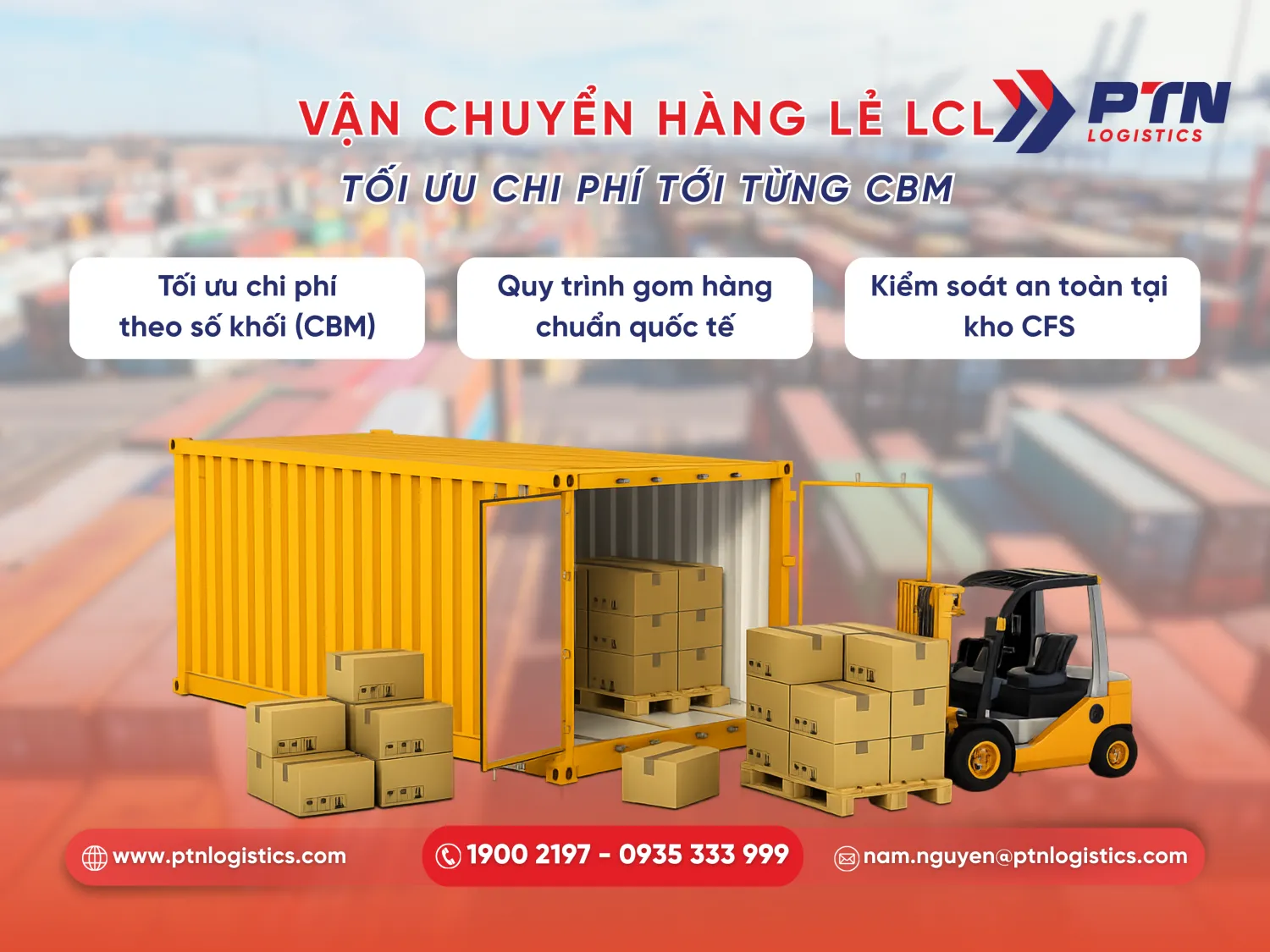 Dịch vụ vận chuyển hàng LCL