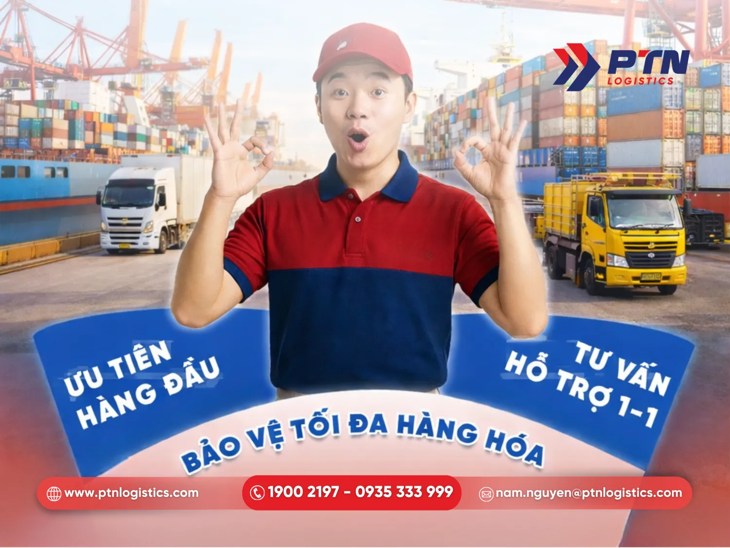 Dịch vụ vận chuyển xuất khẩu trọn gói tại PTN