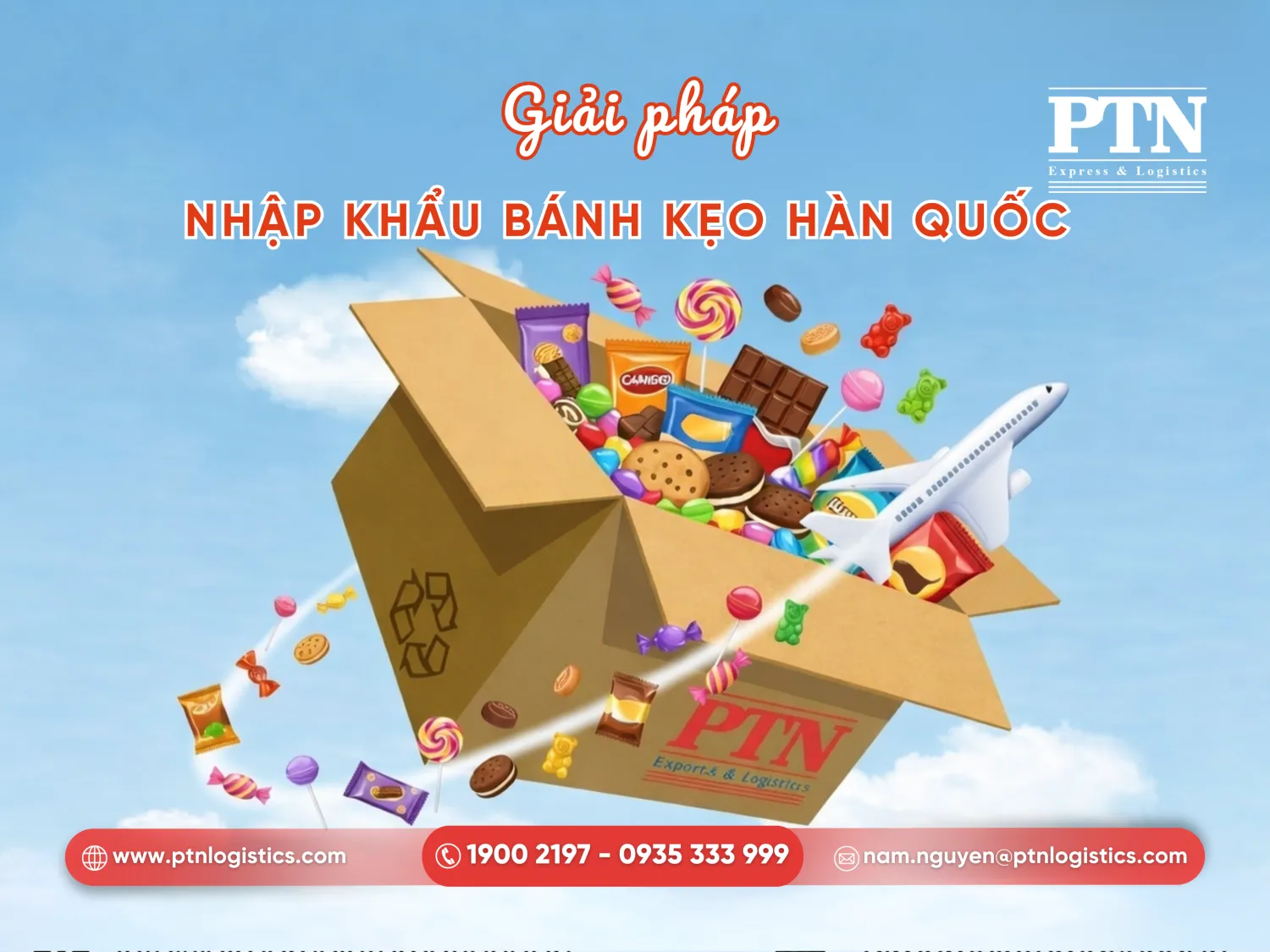 Giải pháp nhập khẩu bánh kẹo Hàn Quốc