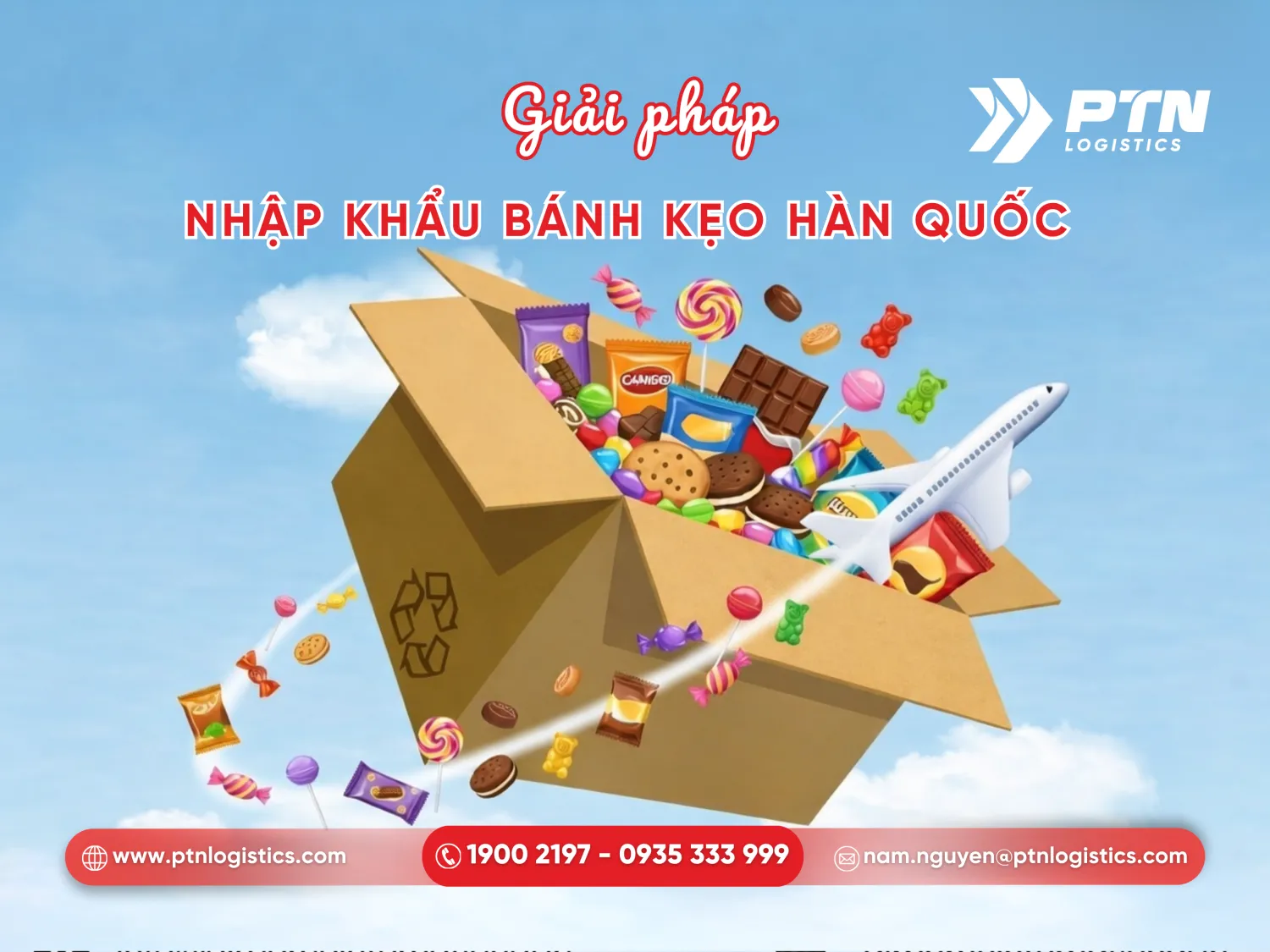 Giải pháp nhập khẩu bánh kẹo Hàn Quốc tối ưu từ PTN