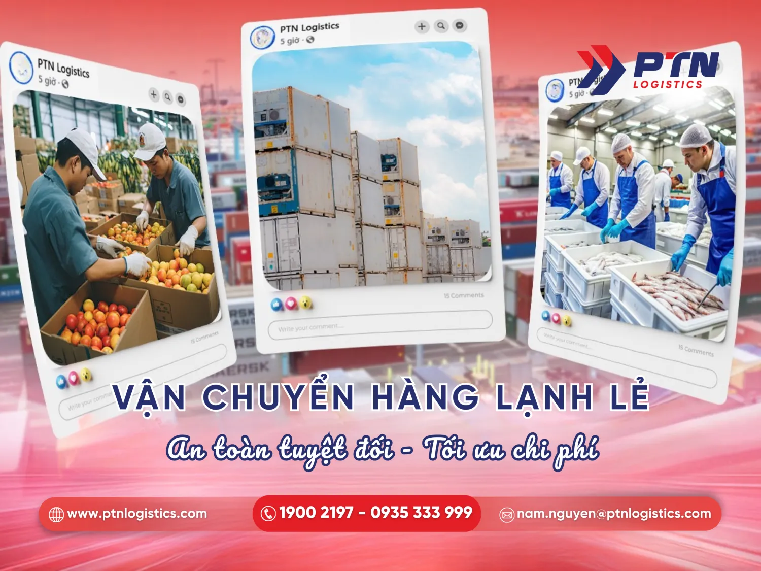 Giải pháp vận chuyển toàn diên tại PTN Logistics
