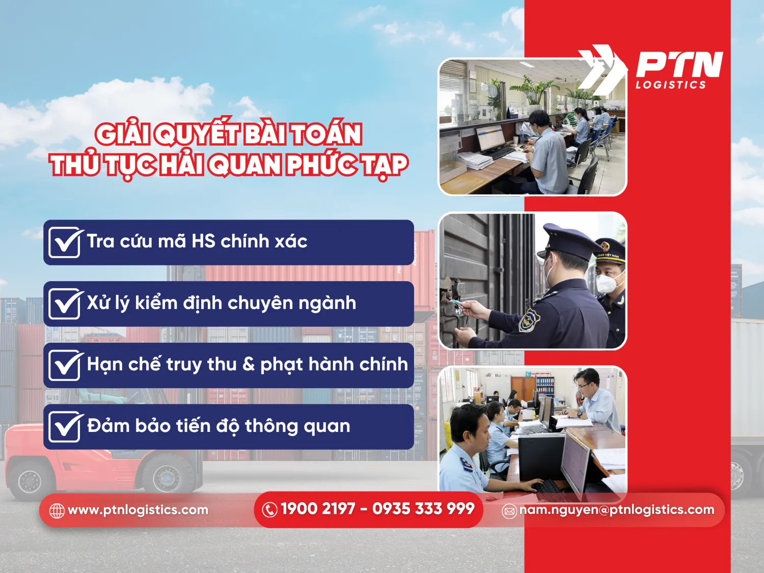 Giải quyết bài toán về thủ tục hải quan phức tạp