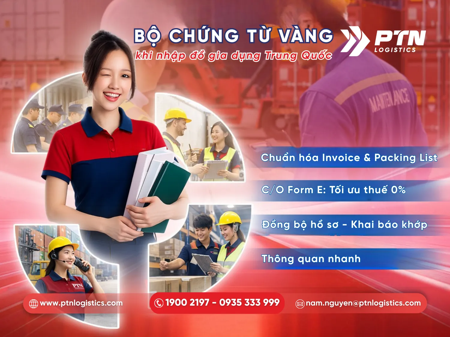 Giấy tờ cần thiết khi nhập đồ gia dụng Trung Quốc