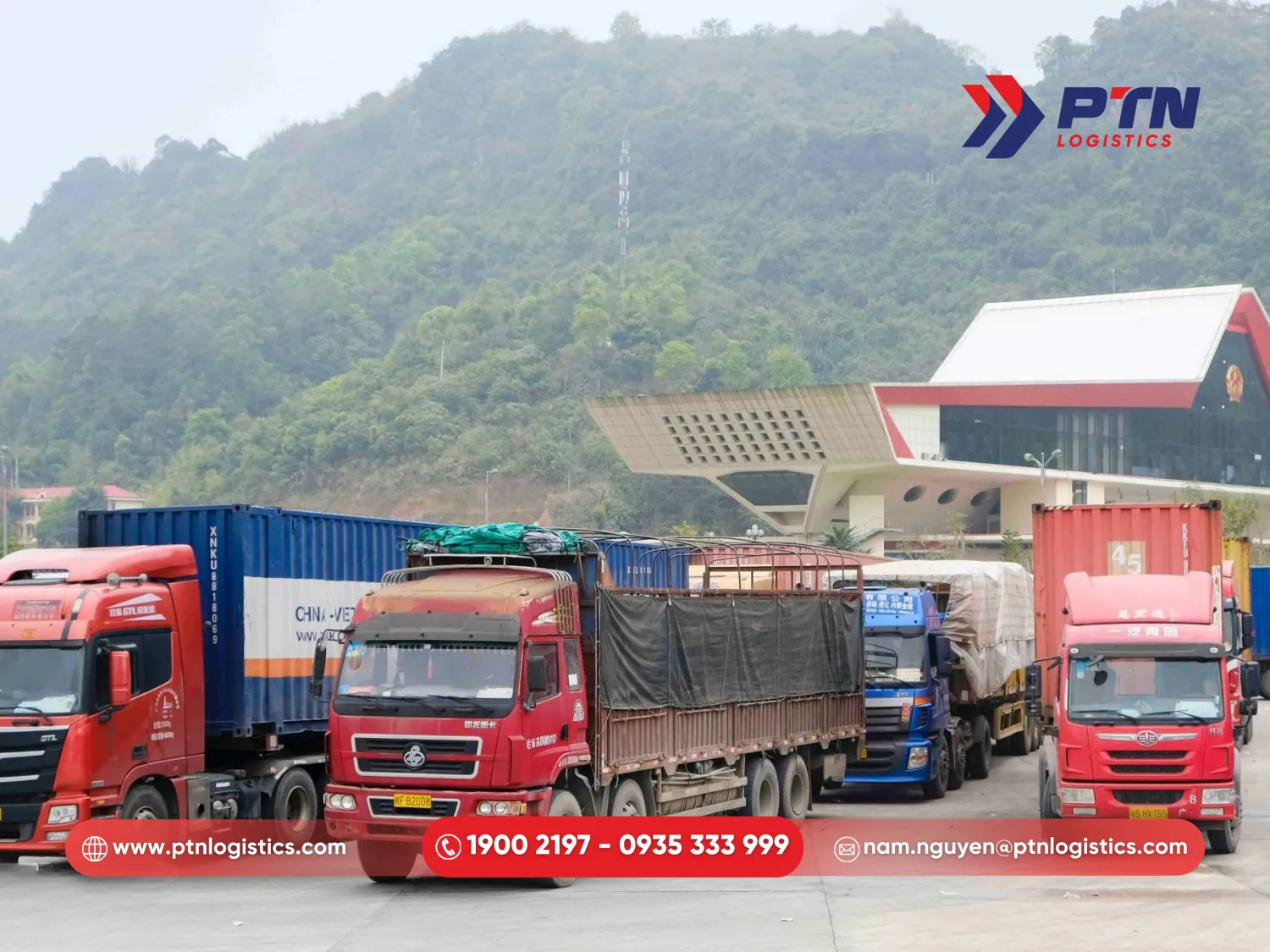 Gom hàng và vận chuyển đường bộ qua cửa khẩu biên giới quốc gia