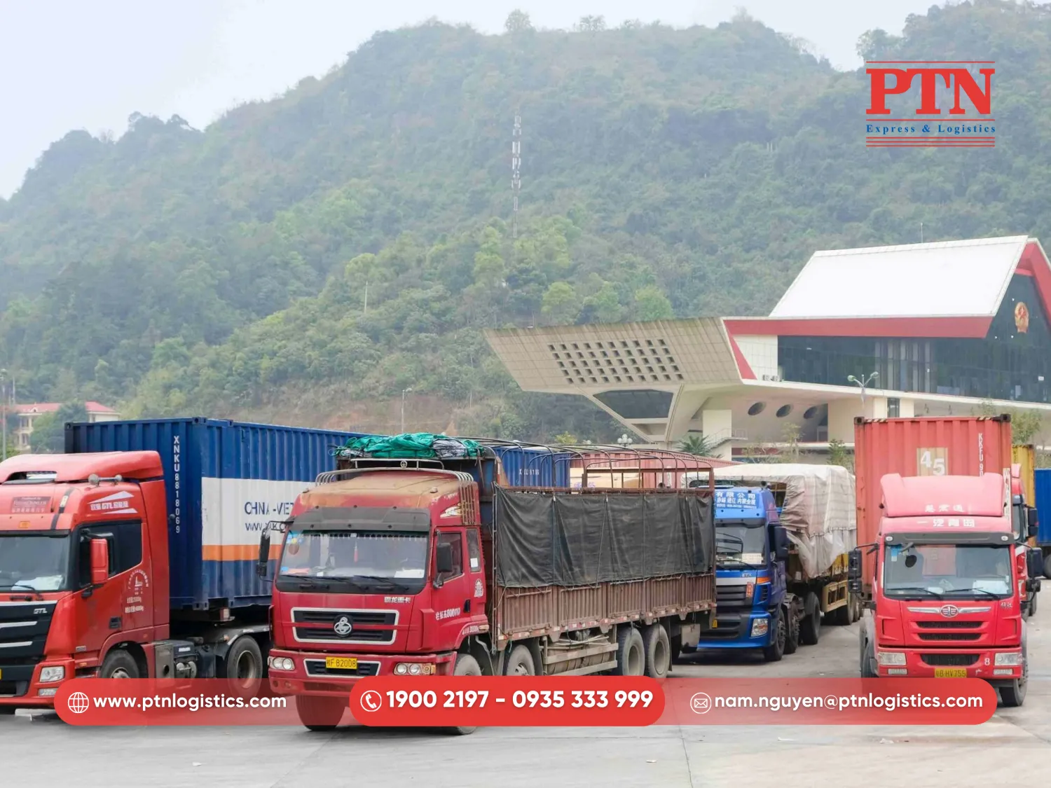 Gom hàng và vận chuyển đường bộ qua cửa khẩu biển giới