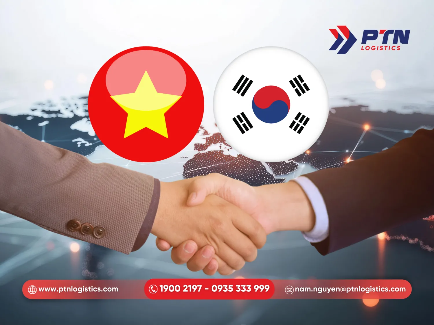 Hệ thống đại lý mạnh ngay tại Hàn Quốc