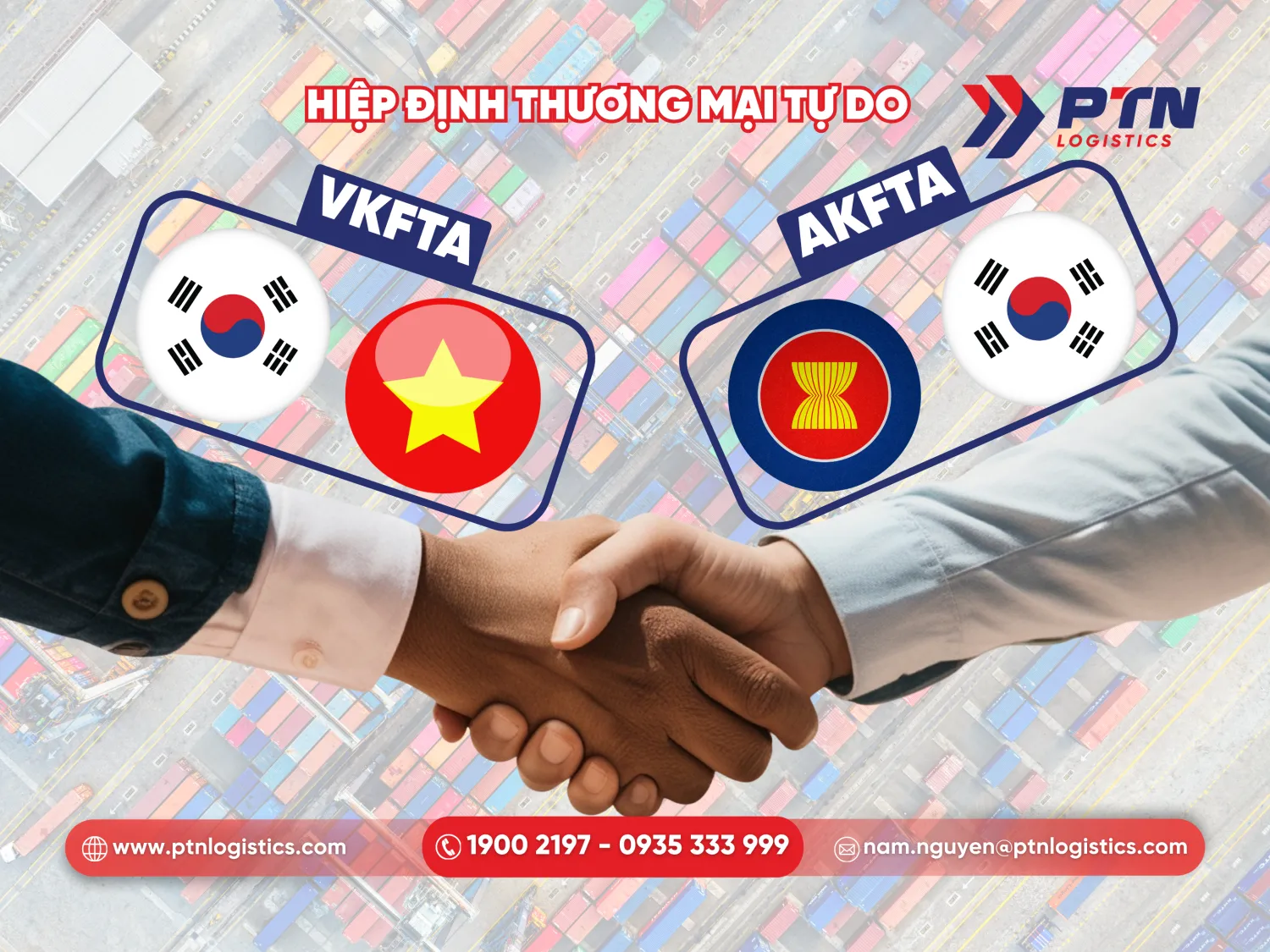 Hiệp định thương mại tự do gồm có VKFAT và AKFTA