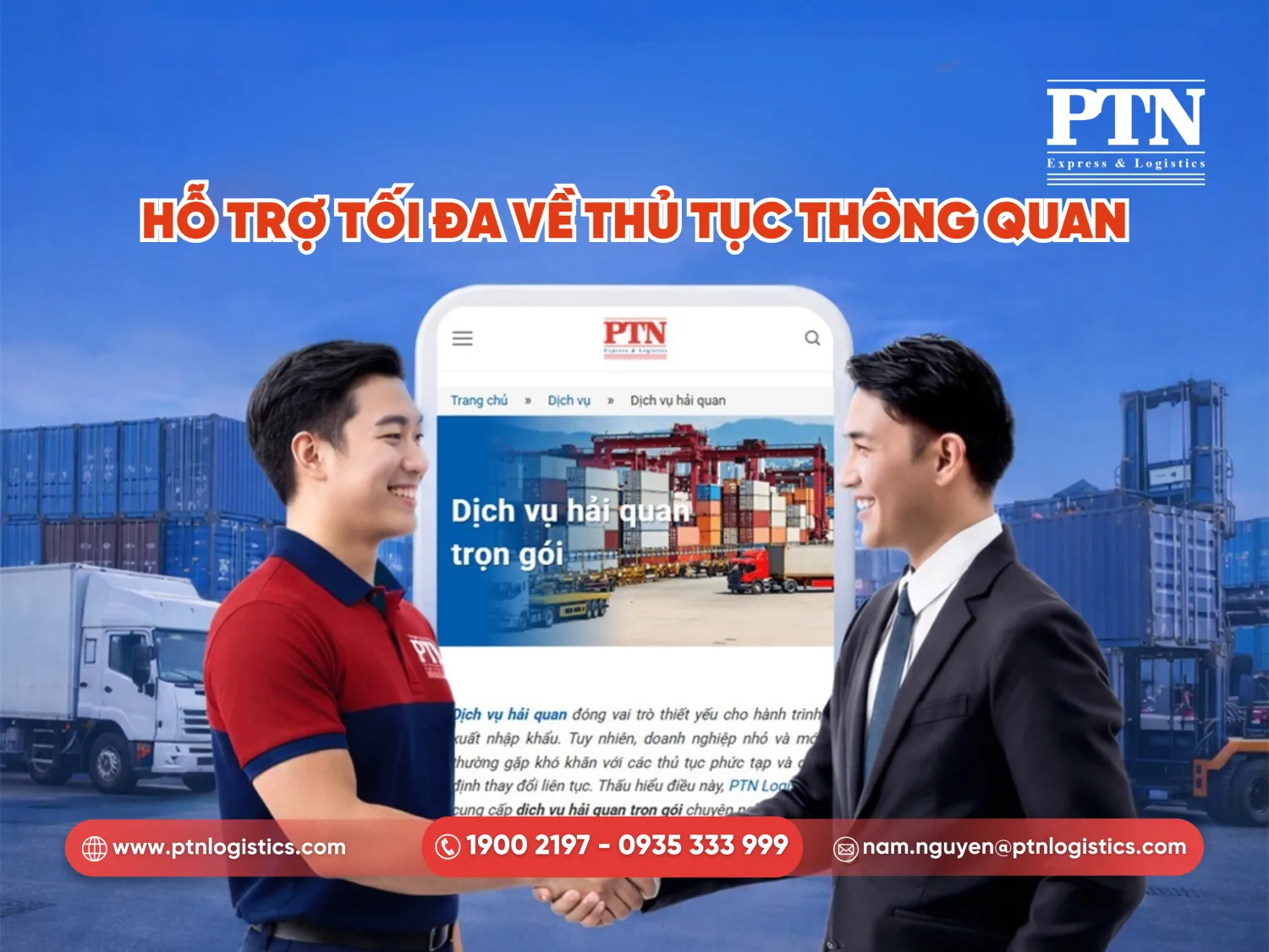 Hỗ trợ tối đa về thủ tục thông quan