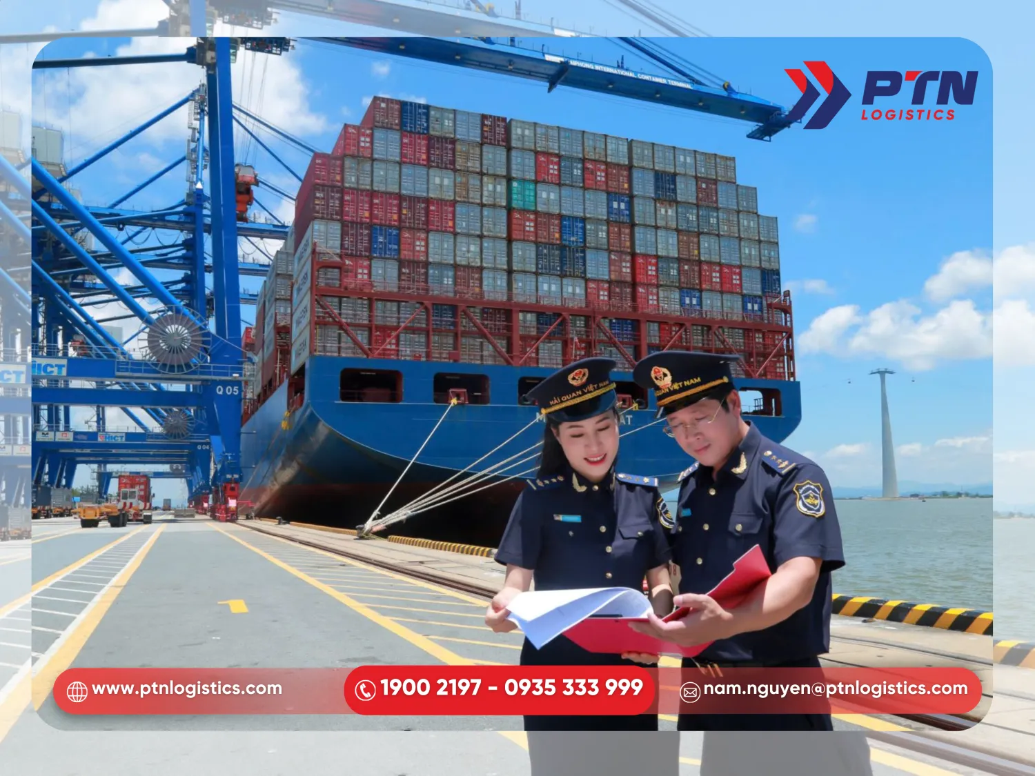 Làm thủ tục hải quan nhập khẩu tại cửa khẩu ở Việt Nam
