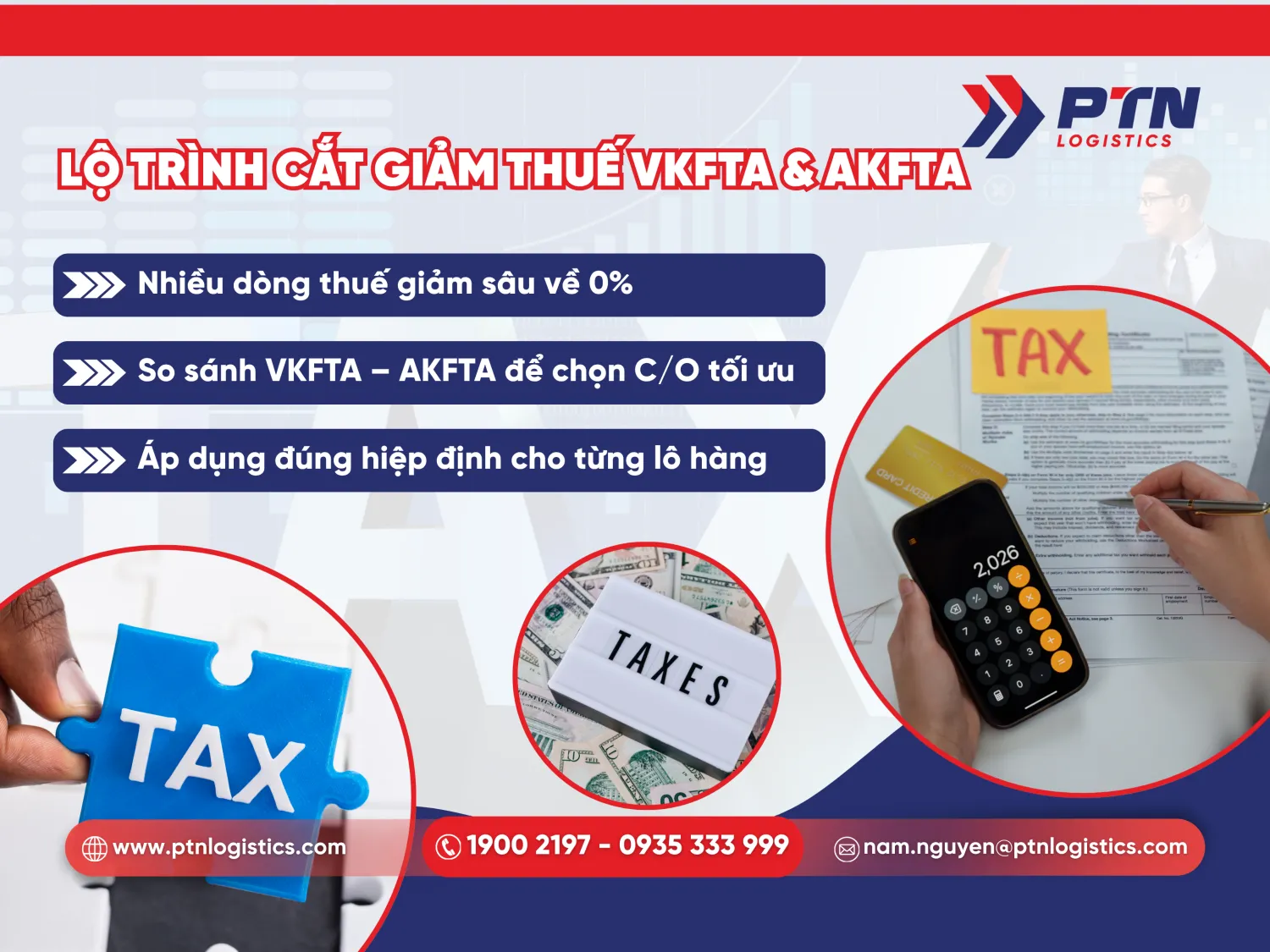 Lộ trình để cắt giảm thuế VKFTA và AKFTA