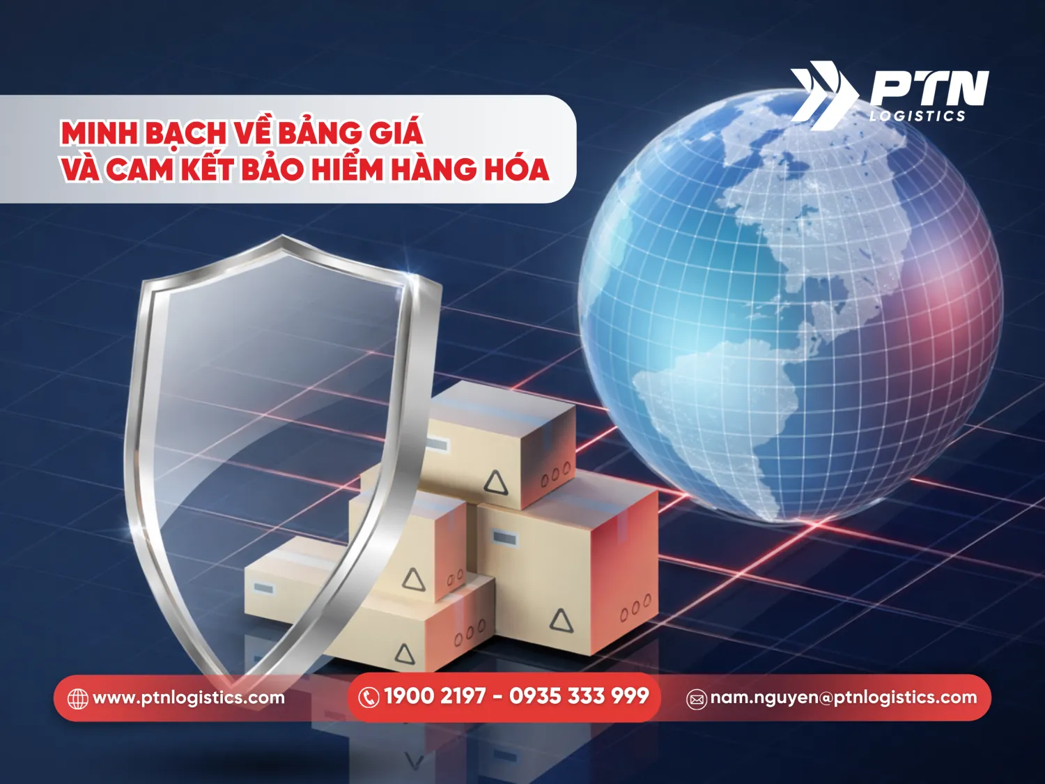 Minh bạch về bảng giá và cam kết bảo hiểm cho hàng hóa
