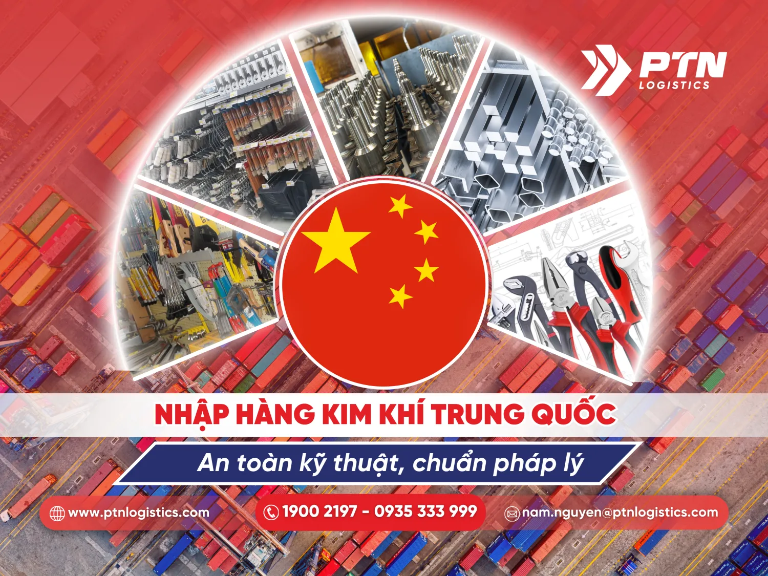 Nhập hàng kim khí Trung Quốc an toàn kỹ thuật, chuẩn pháp lý