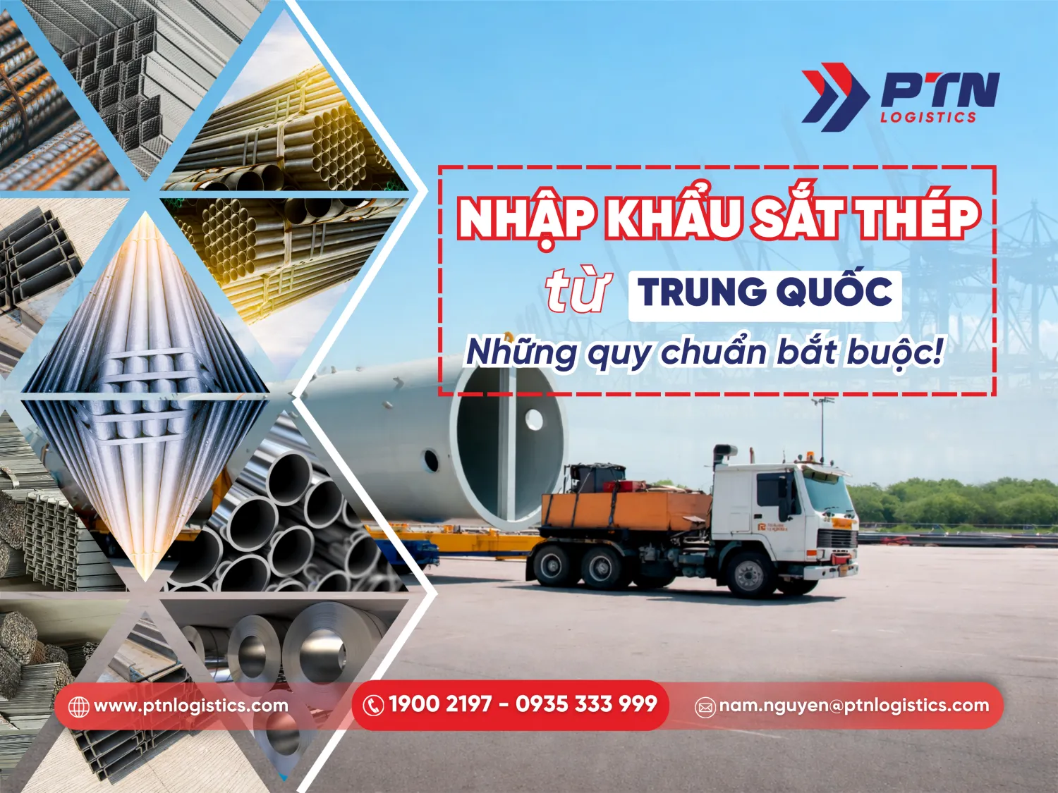 Nhập khẩu sắt thép từ Trung Quốc: Những quy chuẩn bắt buộc