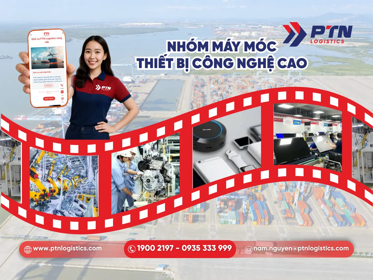 Nhóm hàng hóa là máy móc thiết bị công nghệ cao