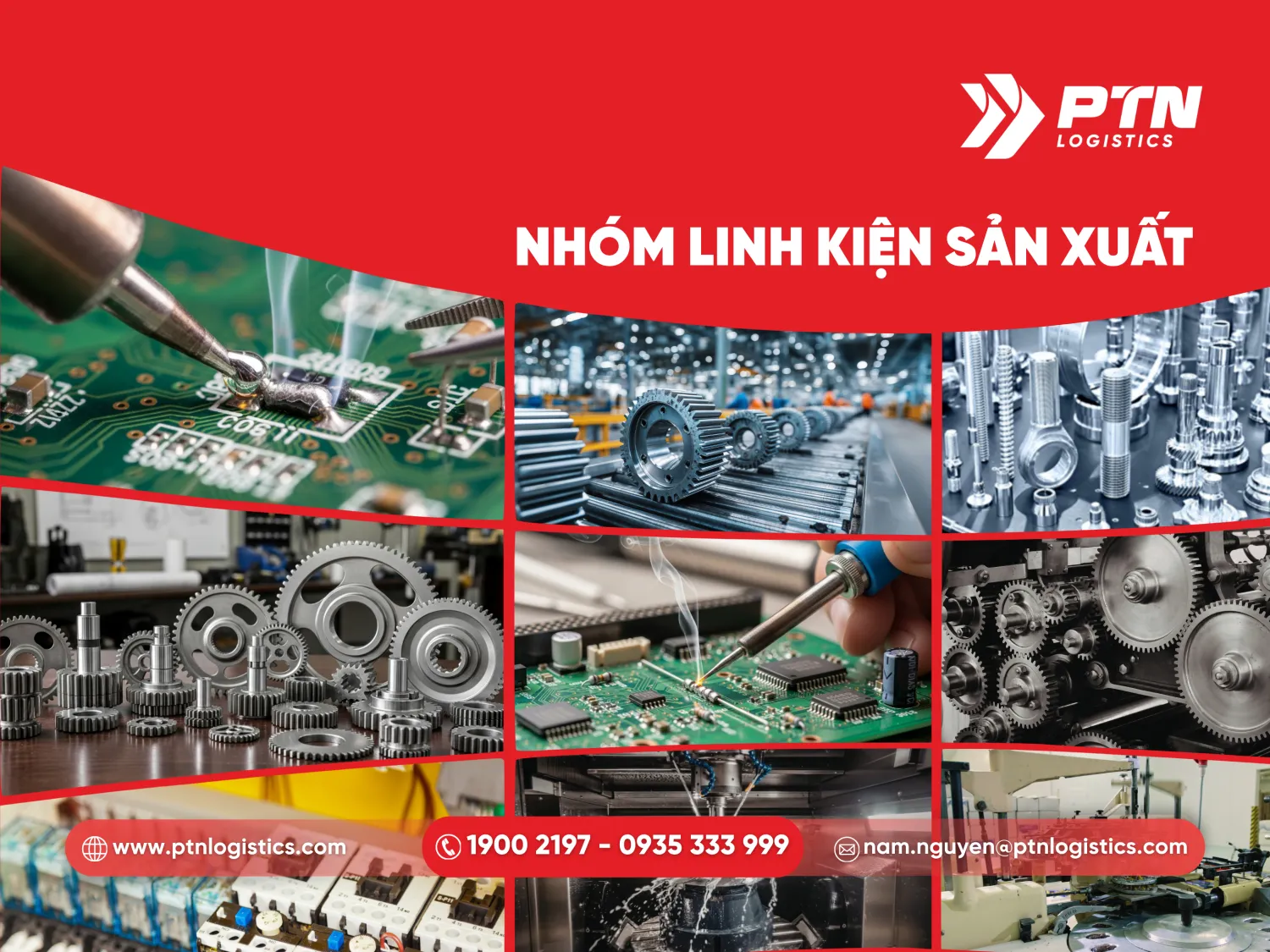 Nhóm hàng linh kiện sản xuất