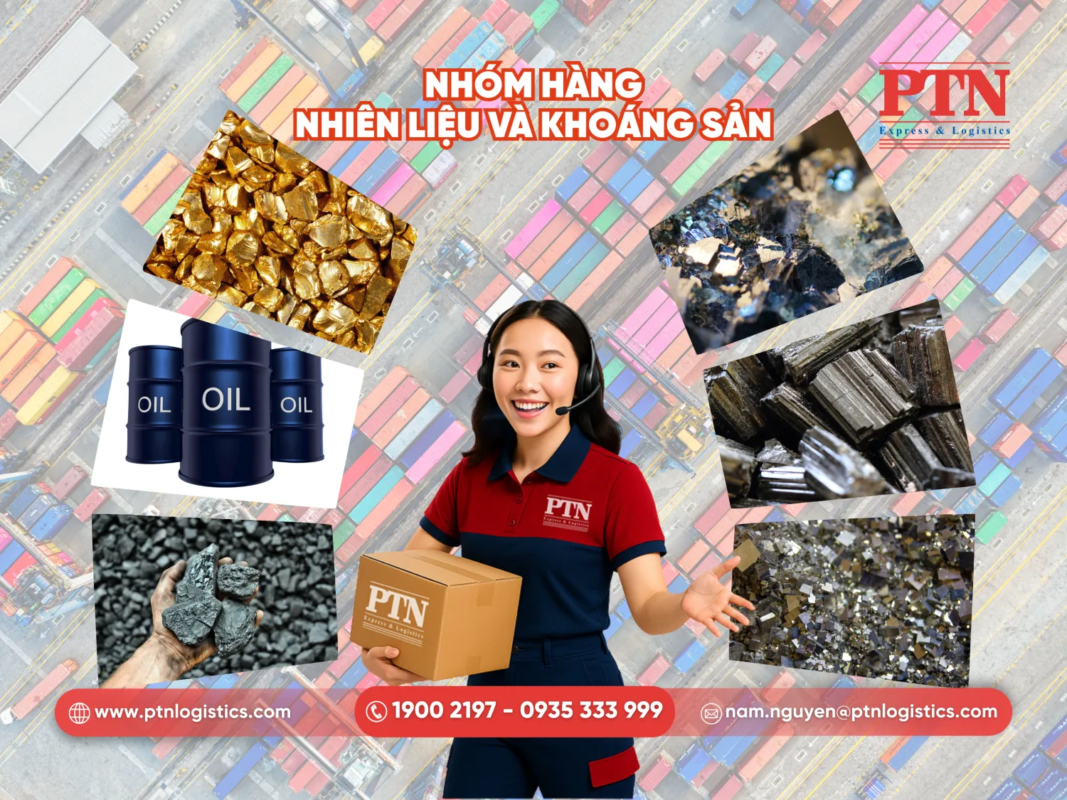 Nhóm hàng nhiên liệu và khoáng sản