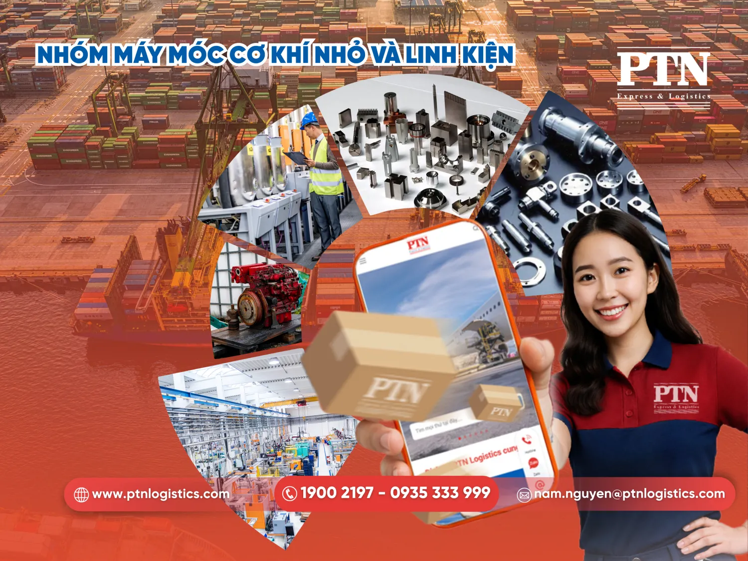 Nhóm máy móc cơ khí nhỏ và linh kiện