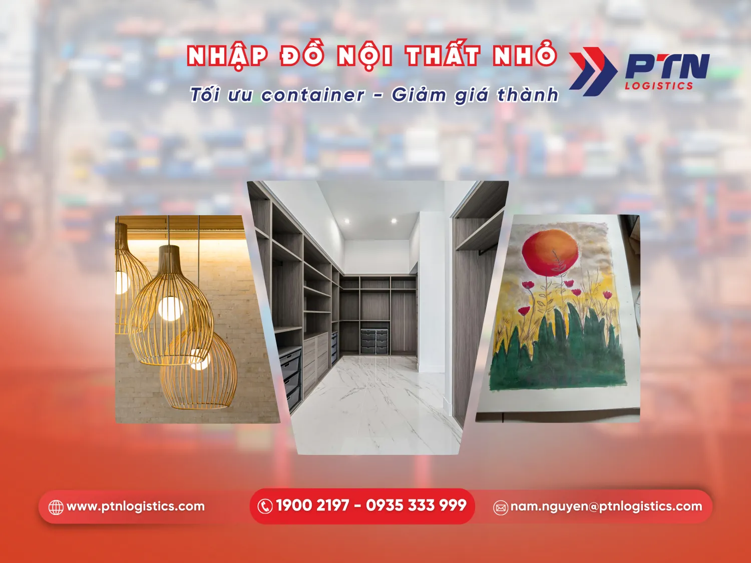 Những đồ nội thất nhỏ được nhập khẩu