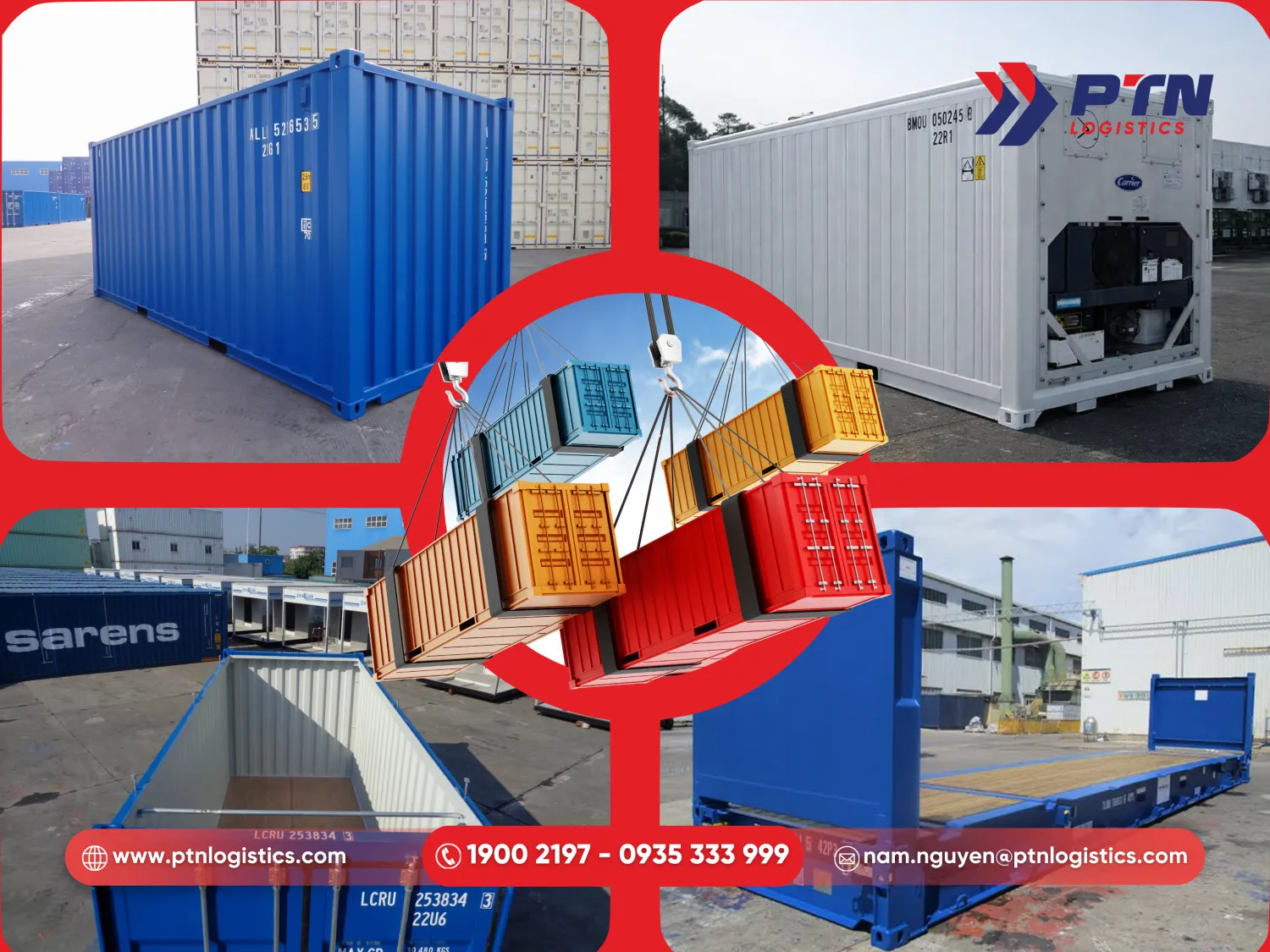 Những loại container chuyên dụng trong vận tải logistics