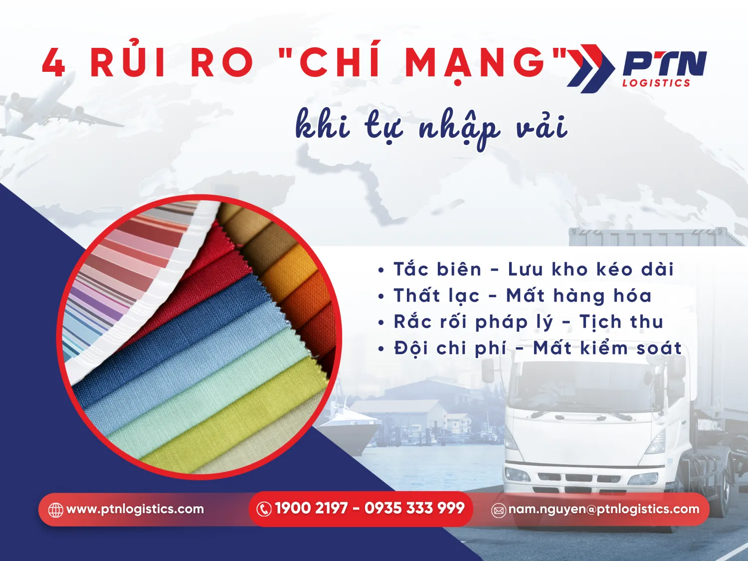 Những rủi ro khi tự nhập vải Trung Quốc