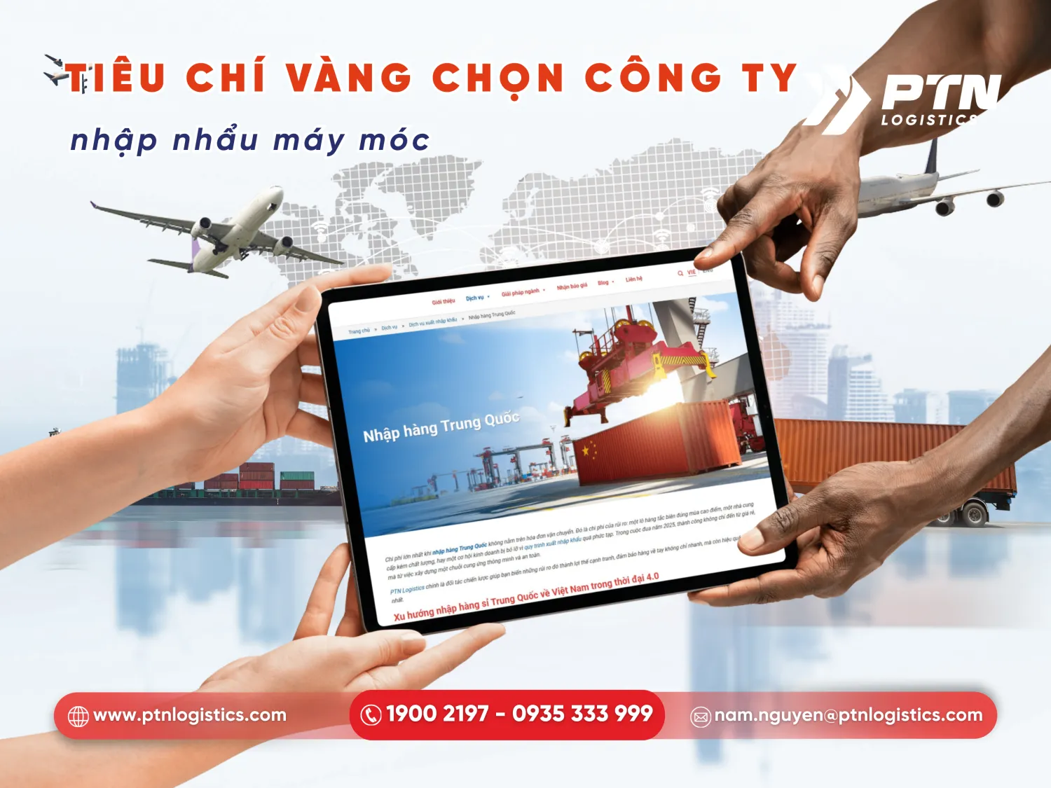 Những tiêu chí đánh giá các công ty nhập khẩu máy móc