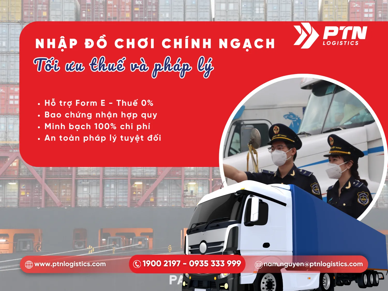 Phương thức nhập hàng đồ chơi Trung Quốc bằng đường chính ngạch