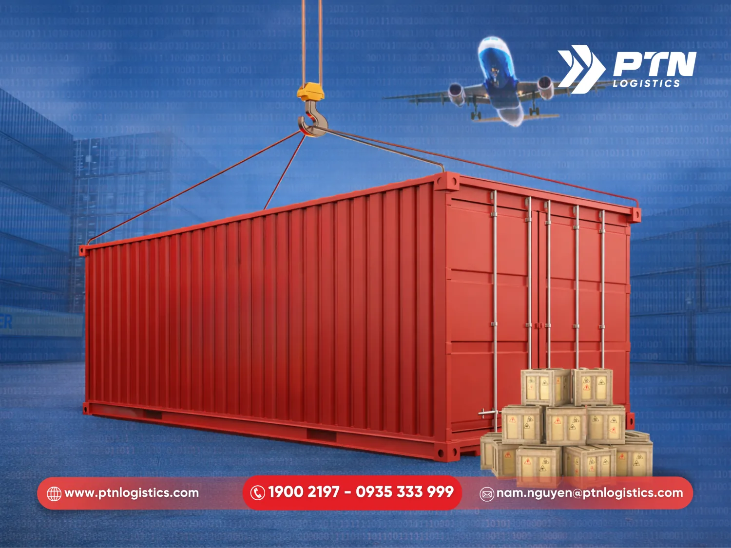 PTN Logistics cung cấp giải pháp vận tải container toàn diện