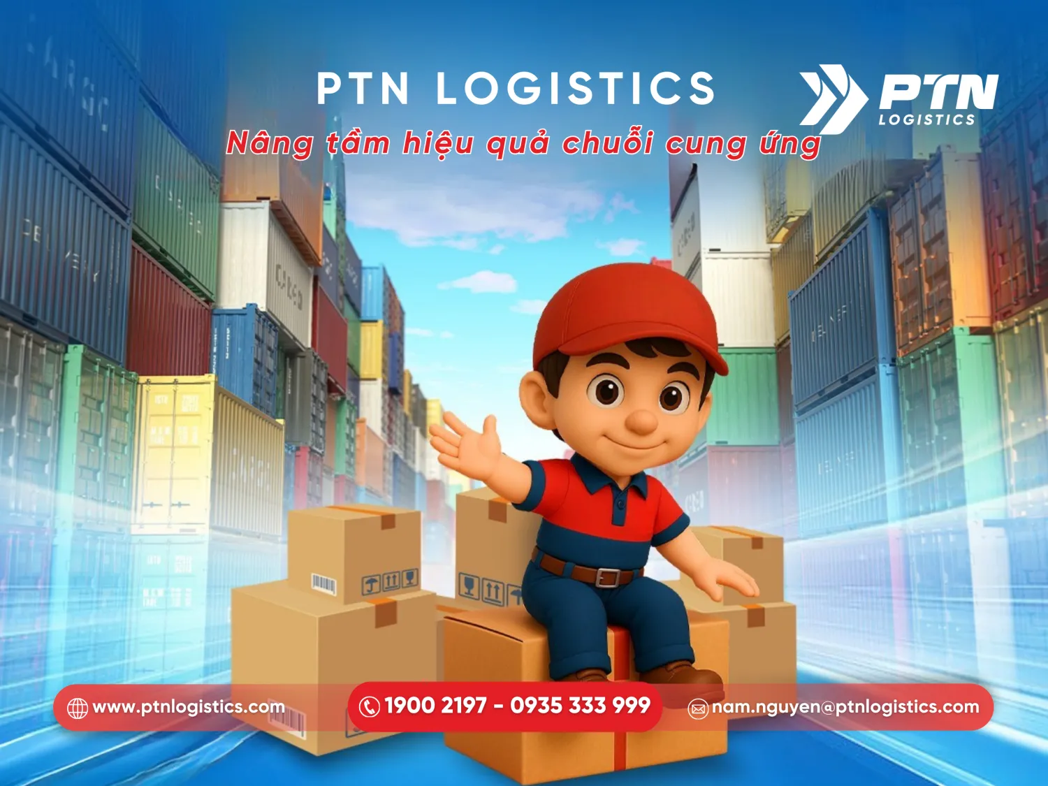 PTN Logistics giúp nâng tầm hiệu quả chuỗi cung ứng