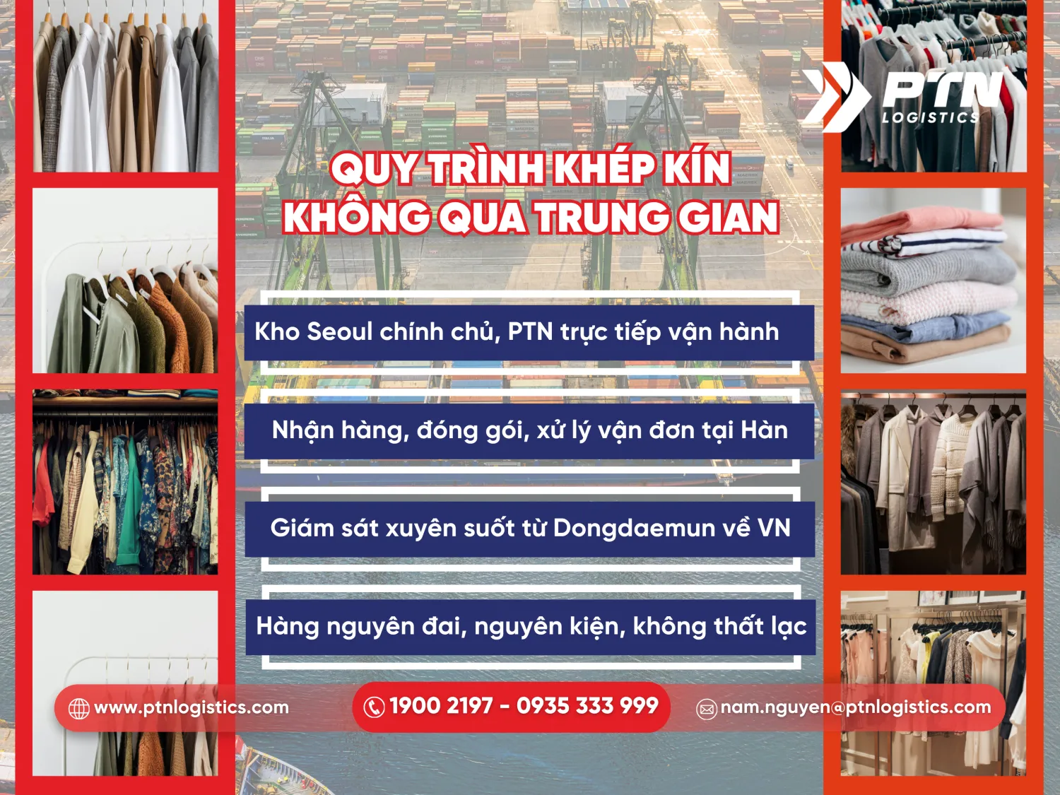 Quy trình khép kín đảm bảo không qua trung gian