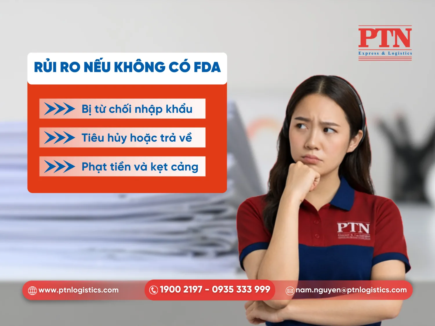 Rủi ro nếu không có FDA