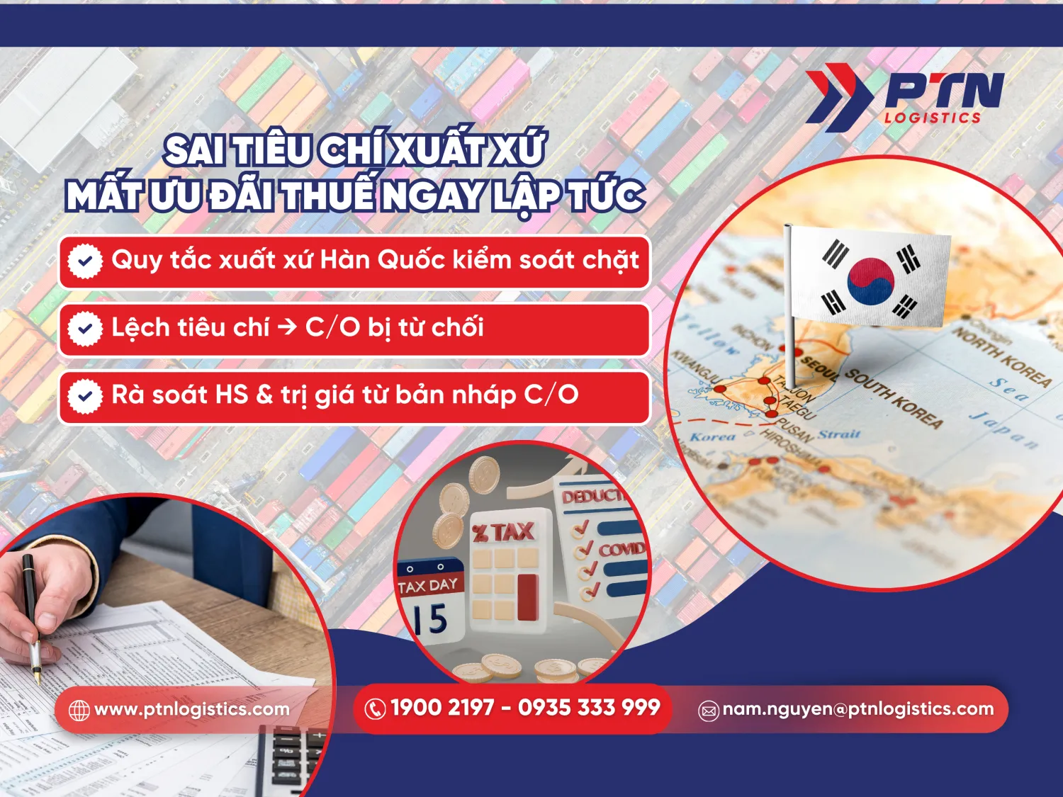 Sai tiêu chí xuất xứ sẽ mất ưu đãi thuế ngay lập tức
