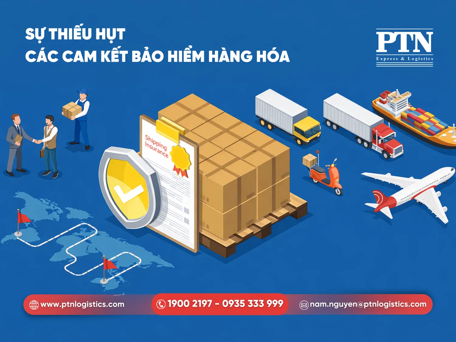 Sự thiếu hụt các cam kết bảo hiểm hàng hóa