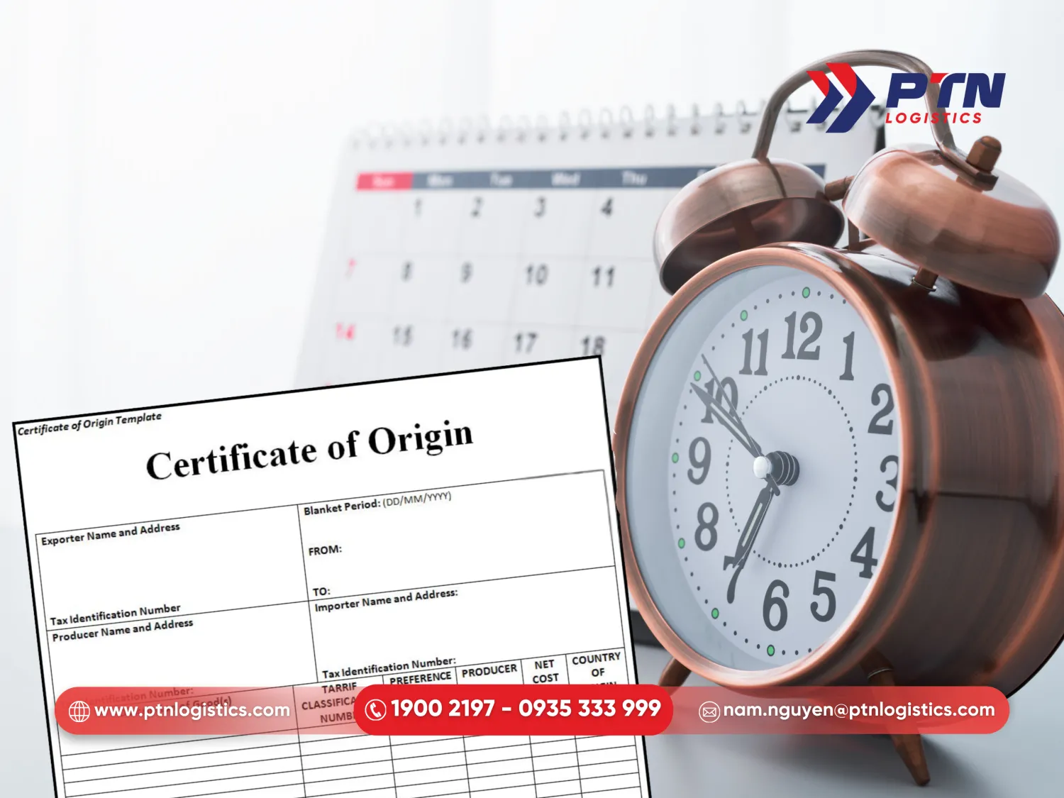 Thời điểm nộp C/O để hưởng ưu đãi về thuế