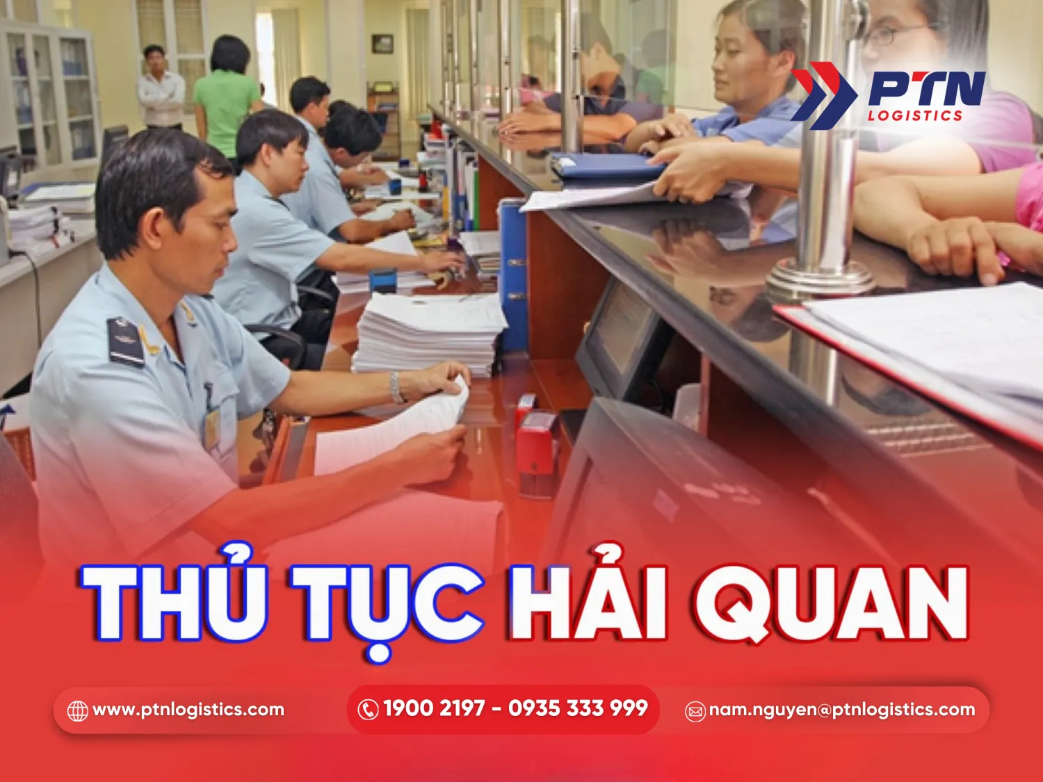 Thực hiện các thủ tục hải quan