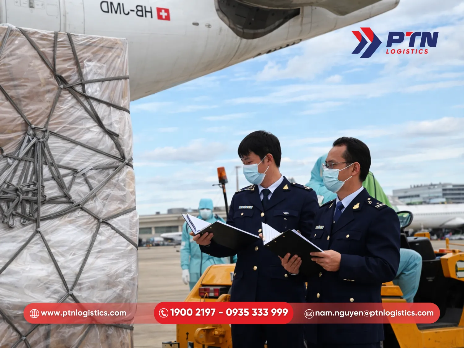 Thực hiện khai báo hải quan hàng air