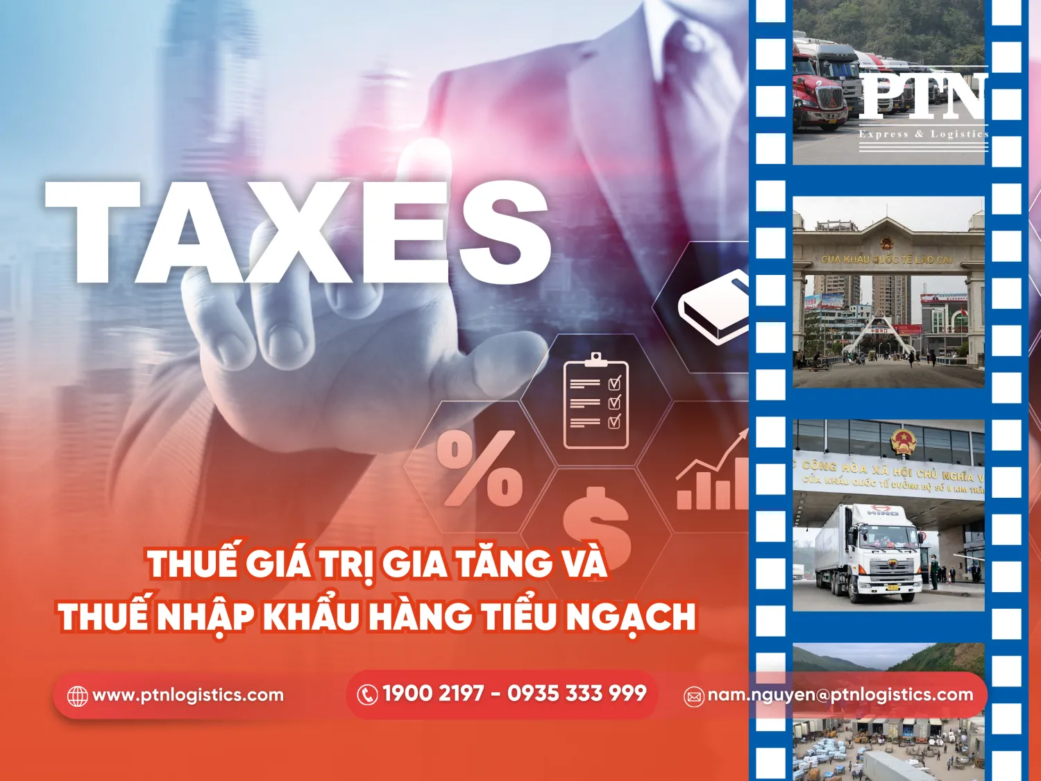 Thuế giá trị gia tăng và thuế nhập khẩu hàng tiểu ngạch