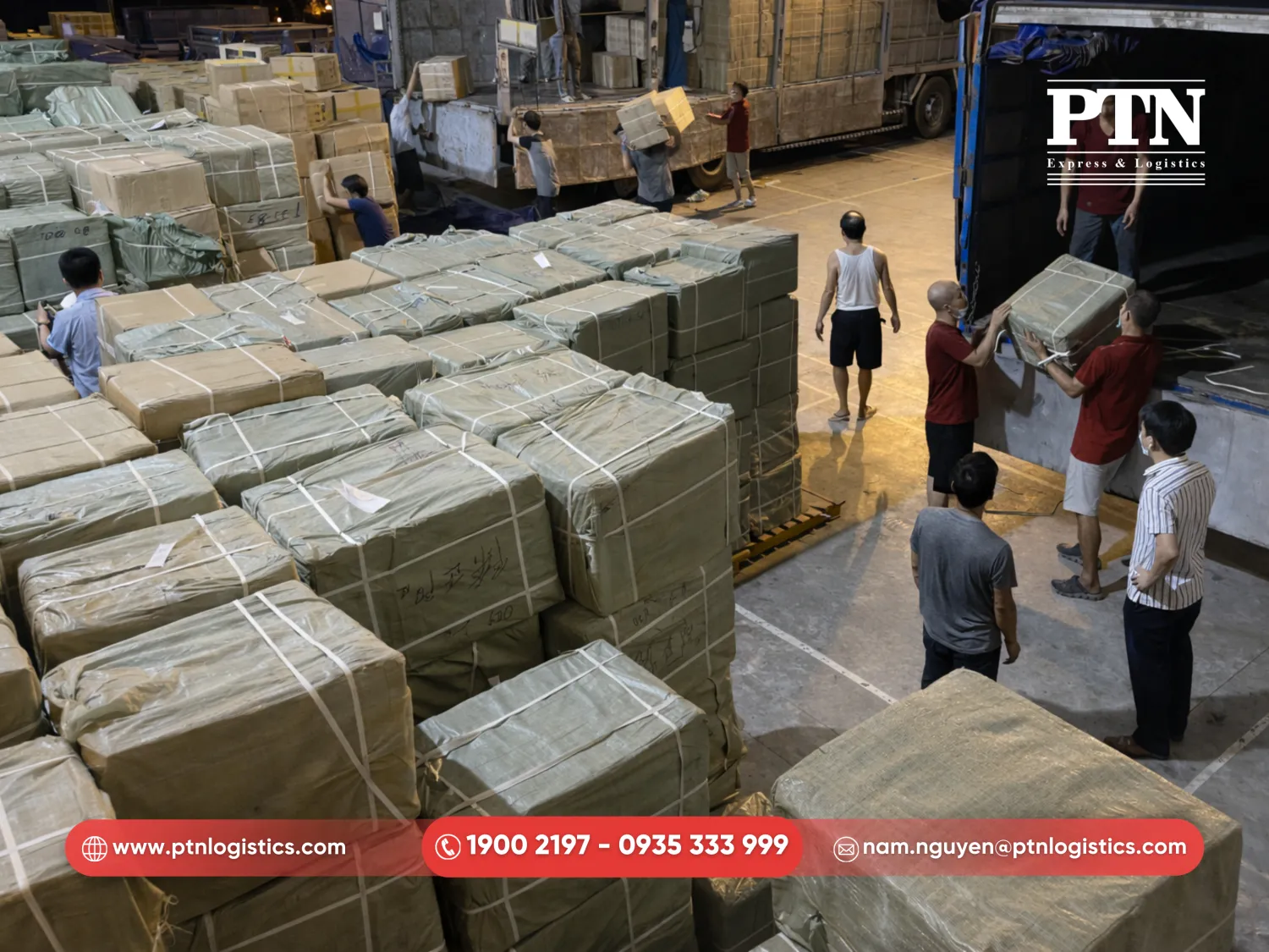 Tiếp nhận hàng hóa tại kho Trung Quốc