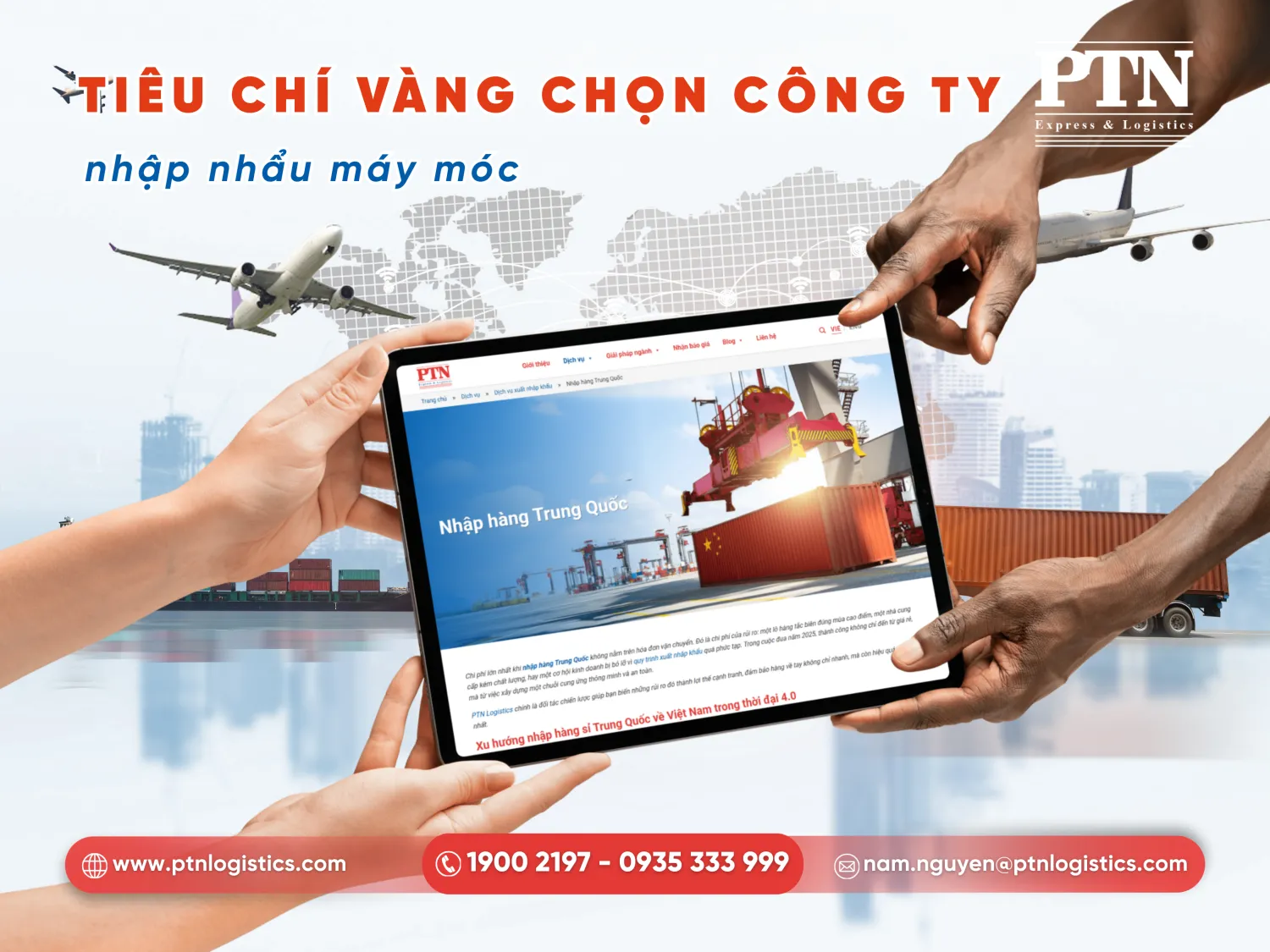 Tiêu chí đánh giá các công ty nhập khẩu máy móc