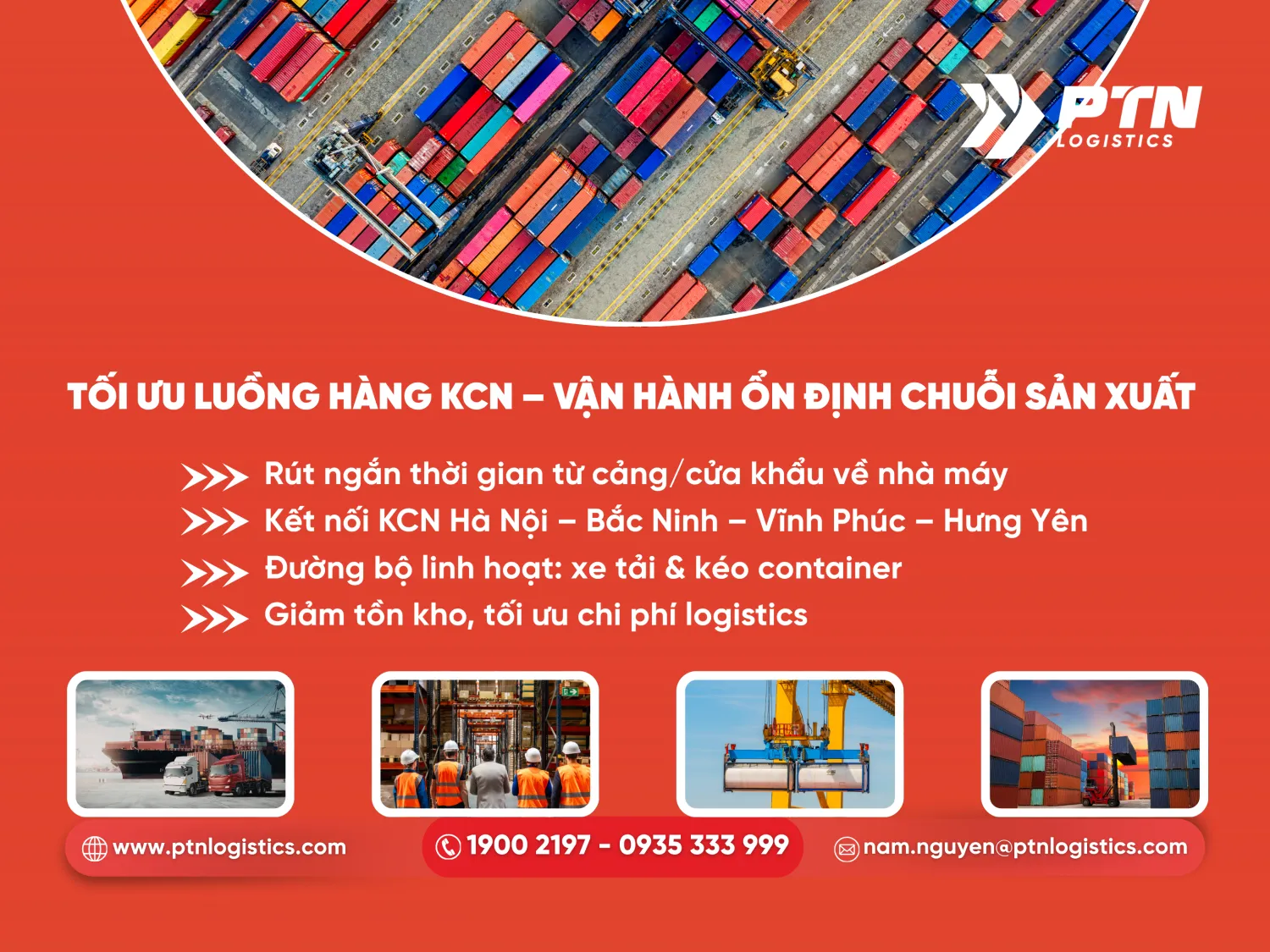 Tối ưu lượng hàng khu công nghiệp vận hành ổn định chuỗi sản xuất