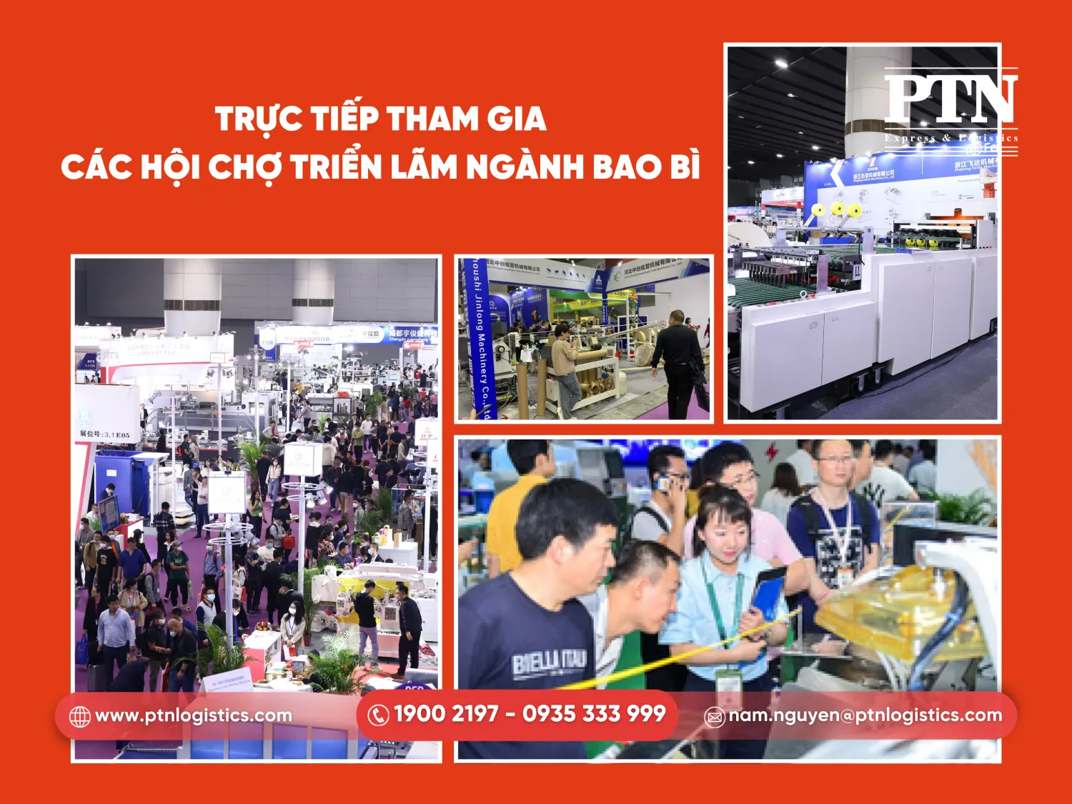 Trực tiếp tham gia các hội chở triển lãm ngành bao bì