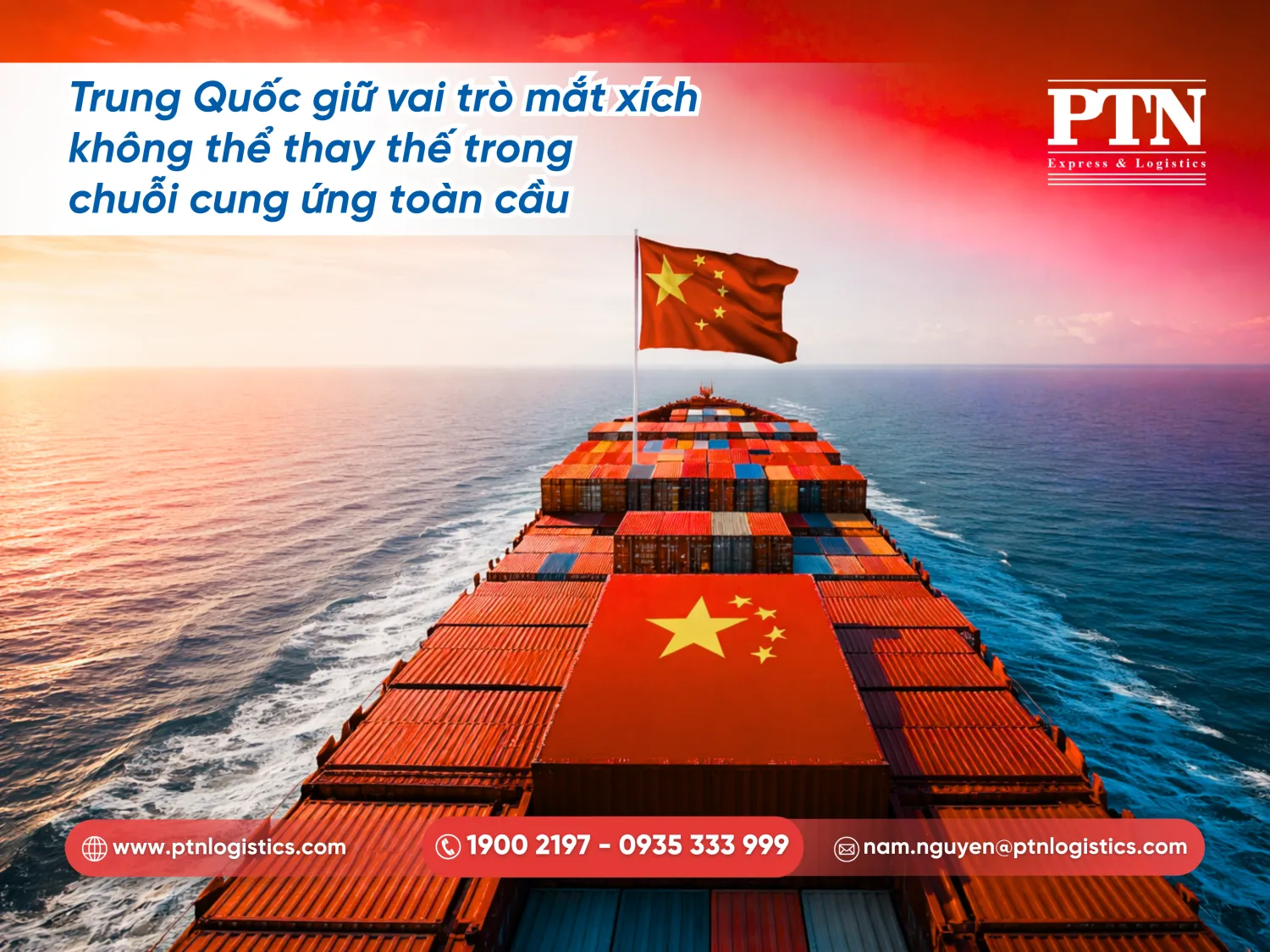 Trung Quốc giữ vai trò mắt xích không thể thay thế trong chuỗi cung ứng toàn cầu