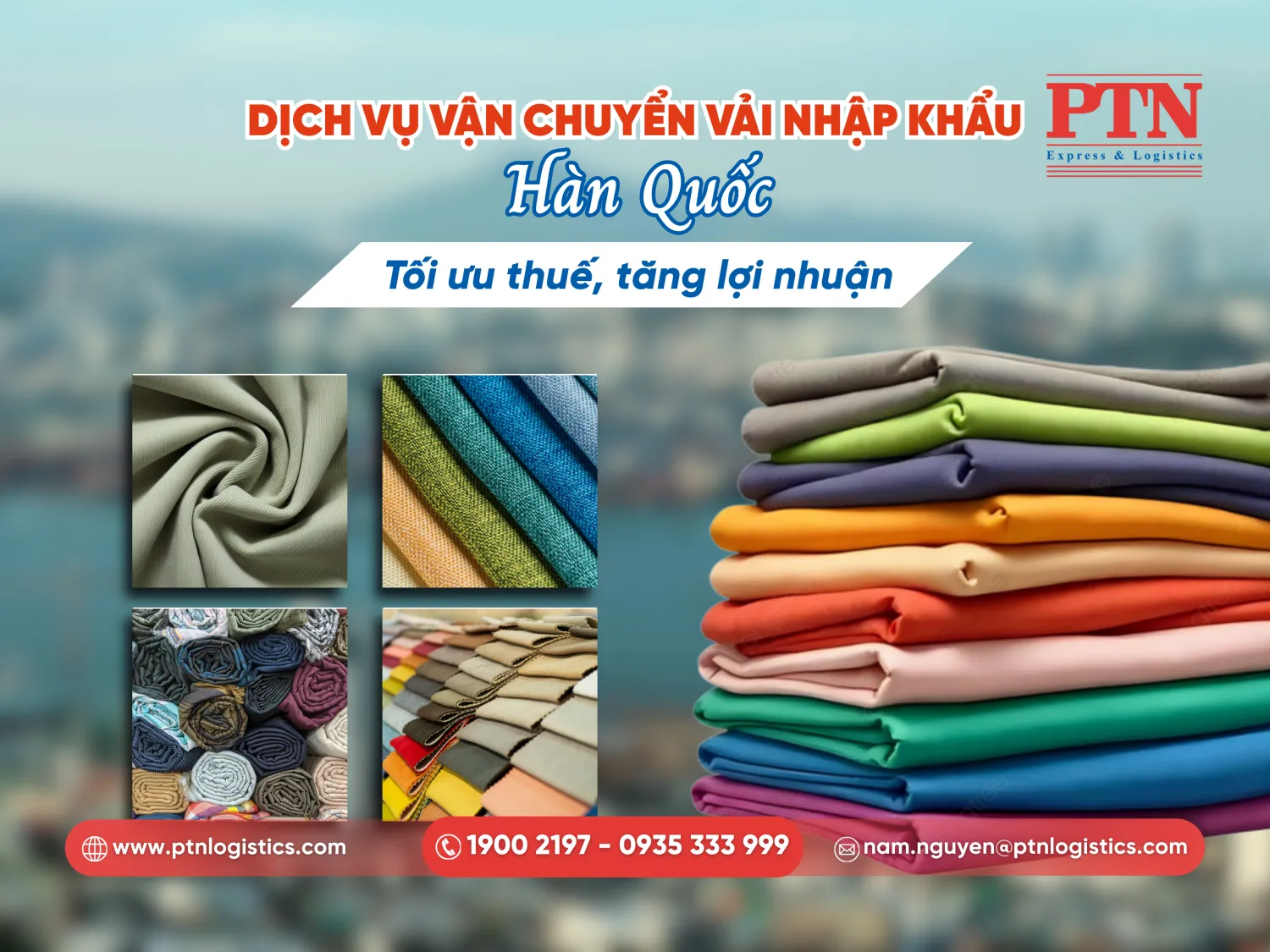 Vải nhập khẩu Hàn Quốc