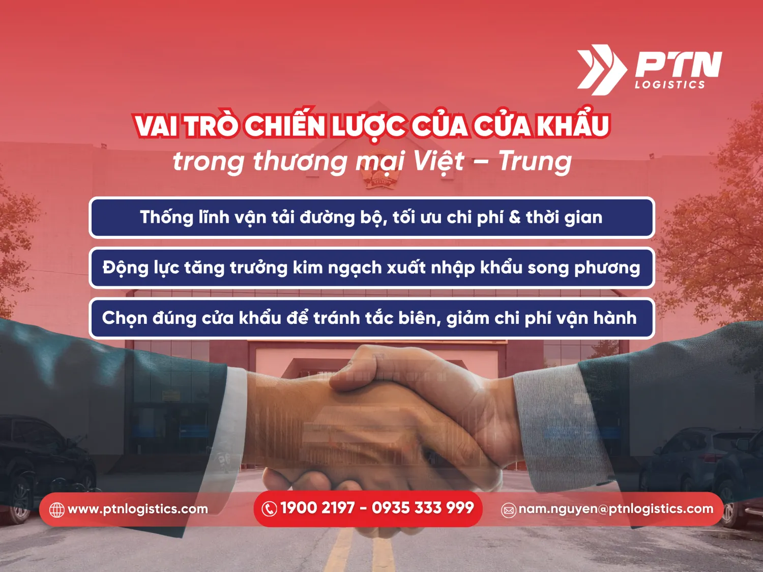 Vai trò chiến lược của cửa khẩu của thương mại Việt - Trung